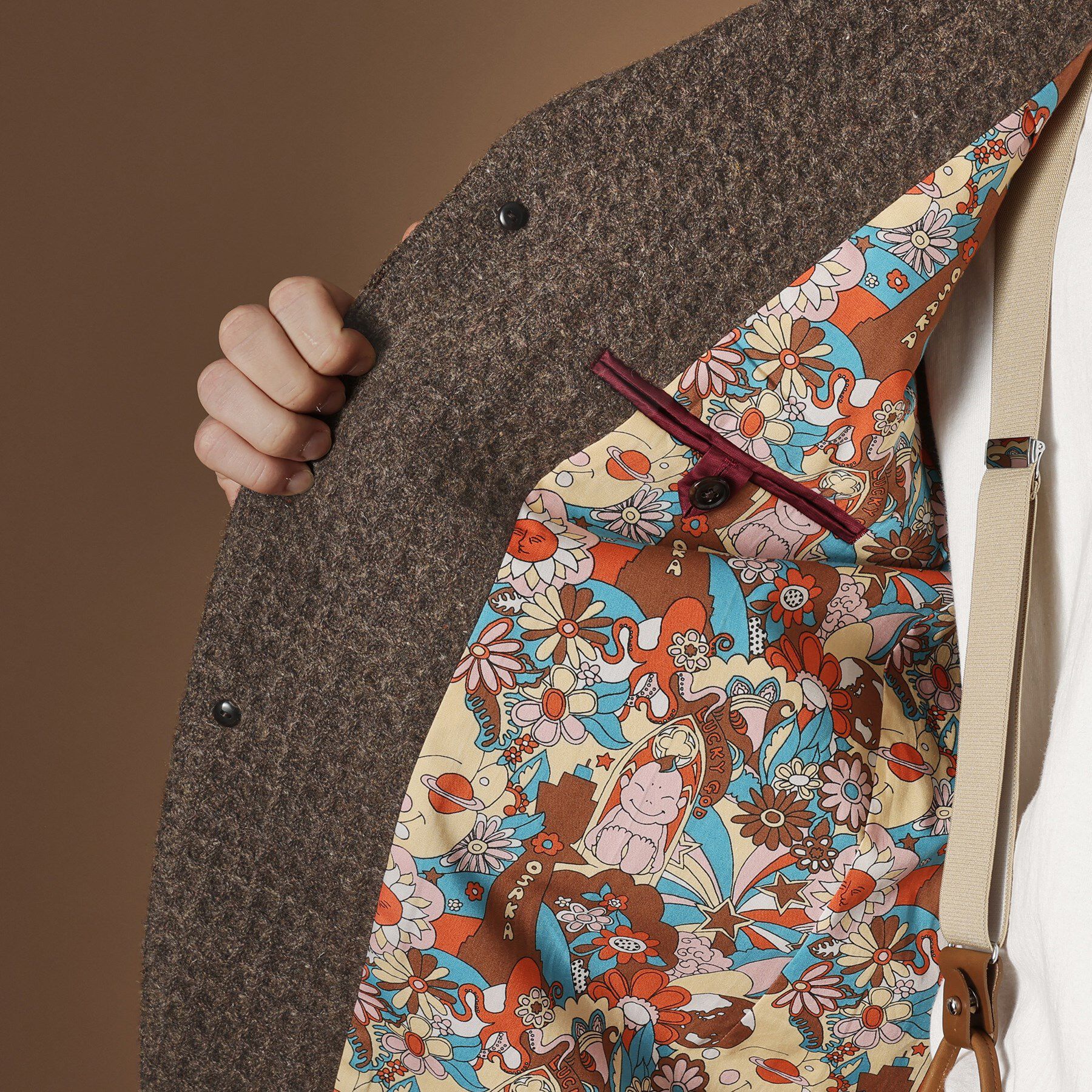 40CARATS&525「【Sサイズ～】ウール混ワッフルジャケット」|テーラードジャケット|