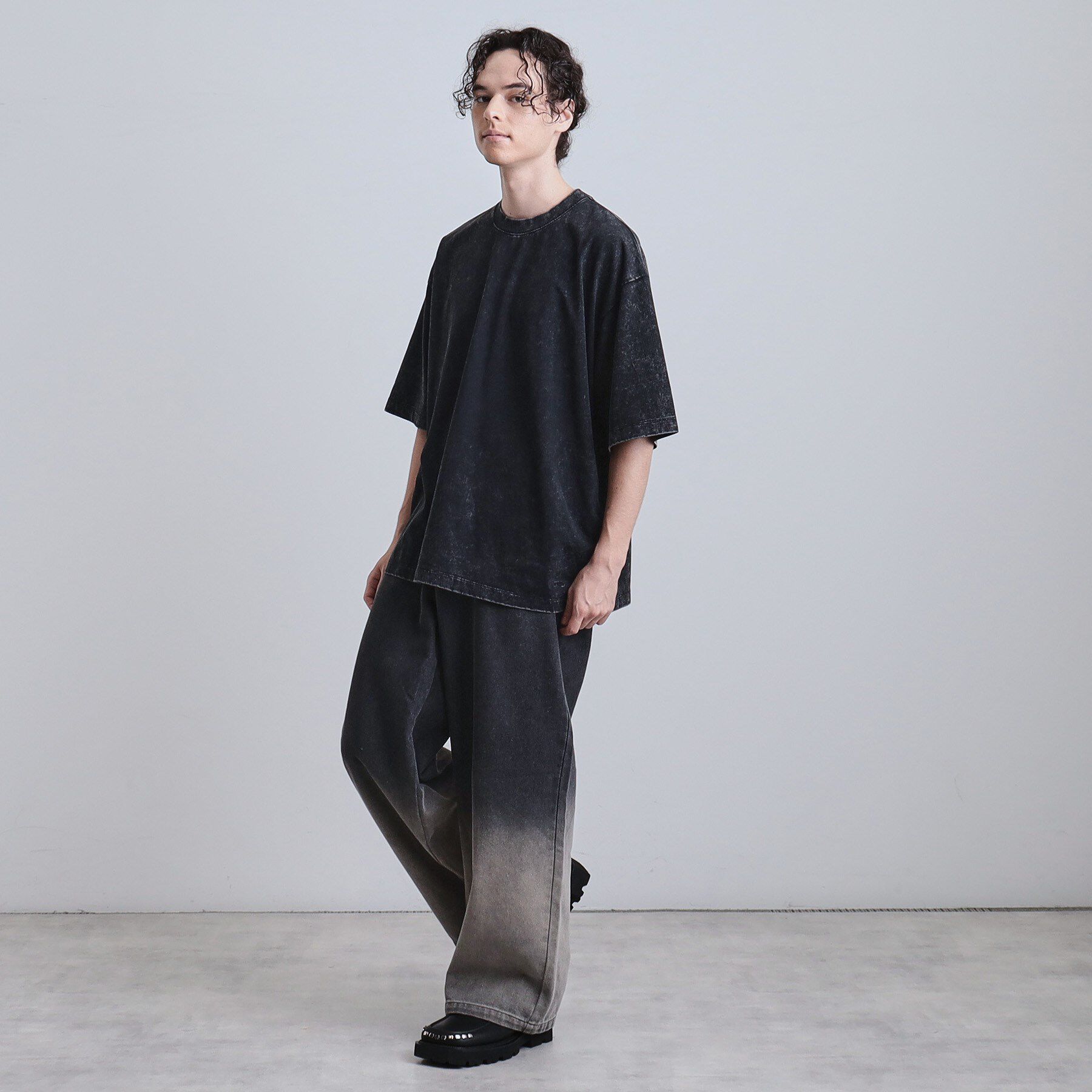 tk.TAKEO KIKUCHI「スーパーワイドバギーデニムパンツ」|デニム|
