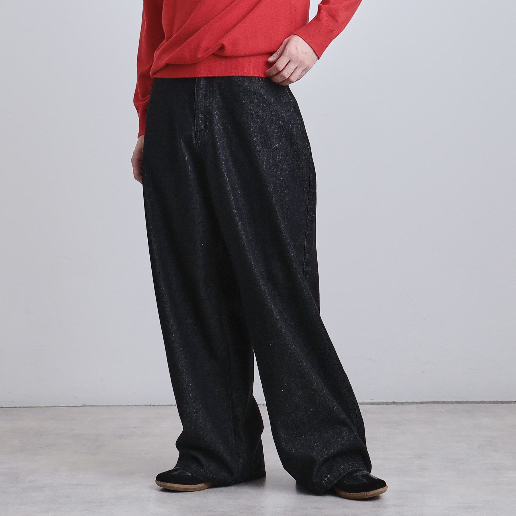 tk.TAKEO KIKUCHI「スーパーワイドバギーデニムパンツ」|デニム|