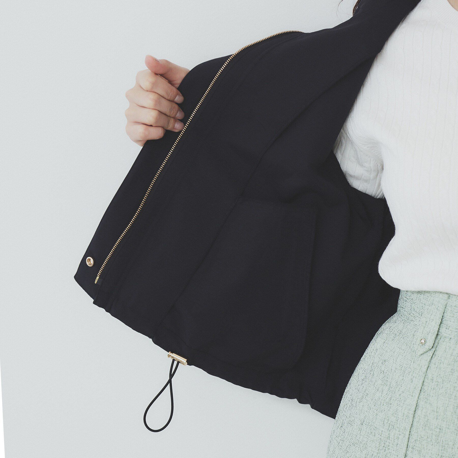 index「撥水スタンドカラーショートブルゾン【洗濯機洗い可】」|ブルゾン・スタジャン|