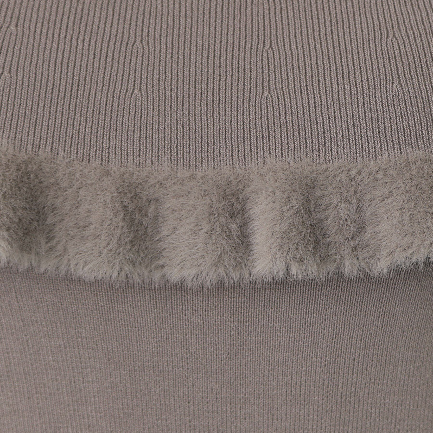 index「ファーフリルケープニット【洗濯機洗い可】」|ニット・セーター|