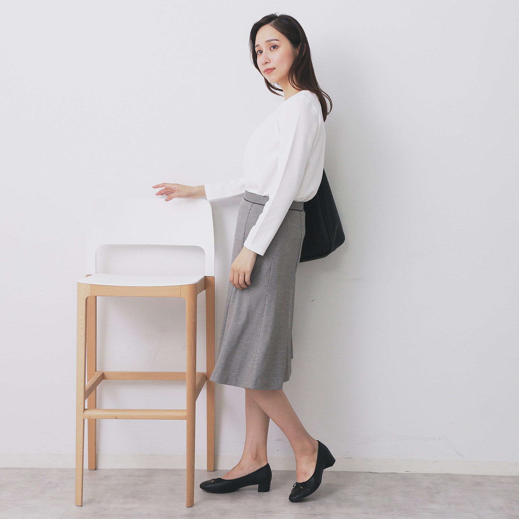 index「フロントタックトップス【洗濯機洗い可/UVケア】」|Tシャツ・カットソー|