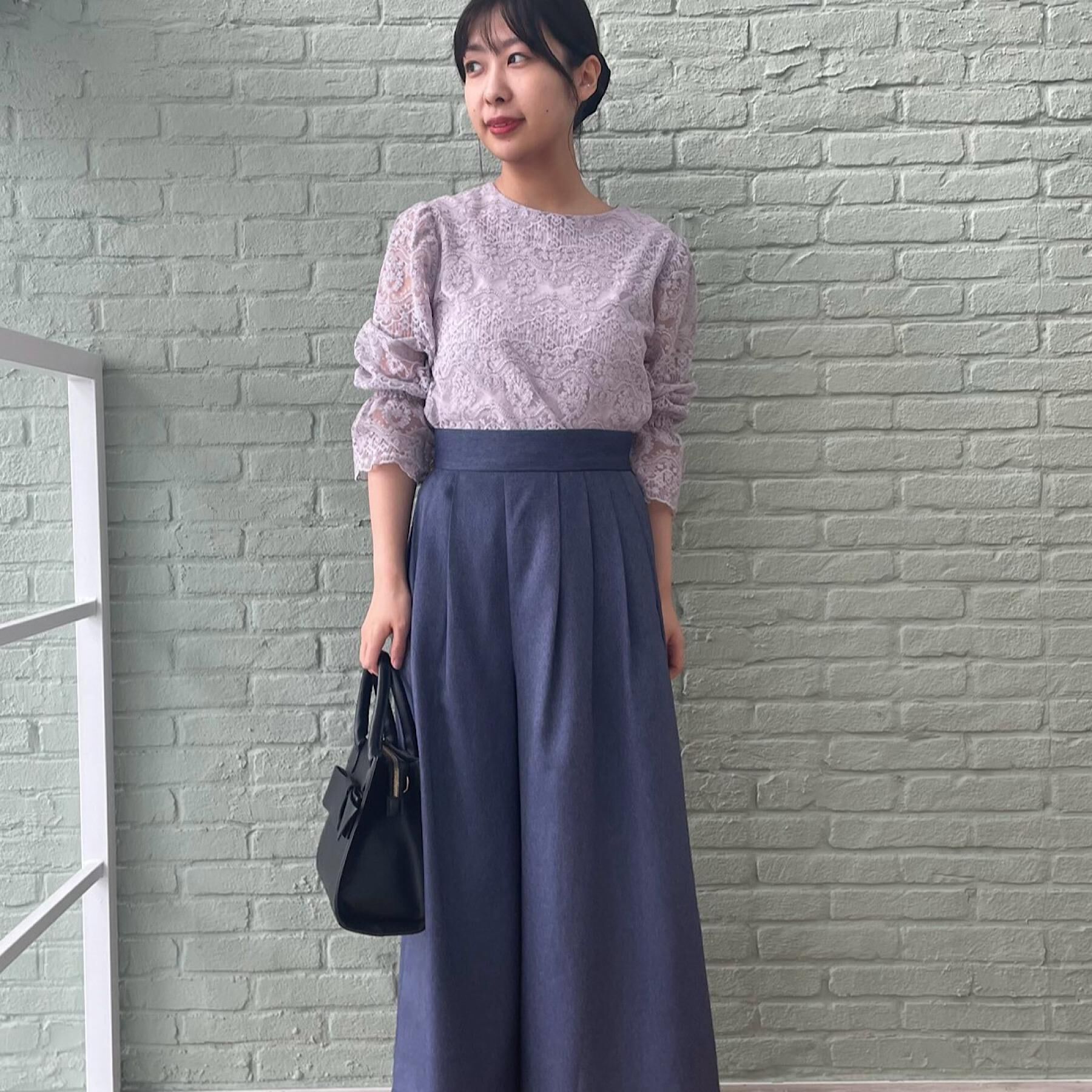 Couture broach「【一枚で着映える・華やか・通勤】エンブロチュール キャンディーズブラウス」|シャツ・ブラウス|