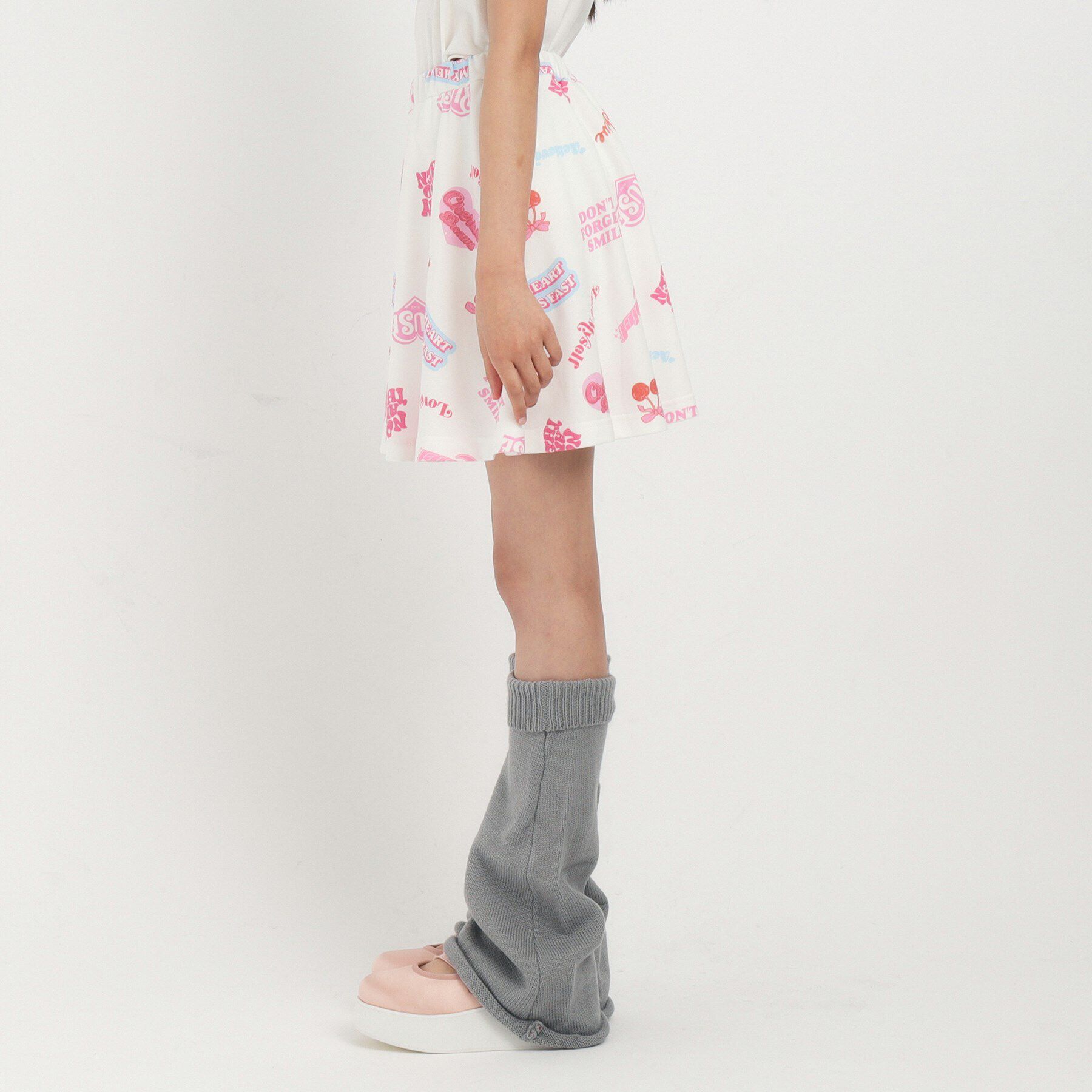 PINK-latte「【るーつくコラボ/ニコラ9月号掲載】総柄プリントフレアスカート」|スカート|