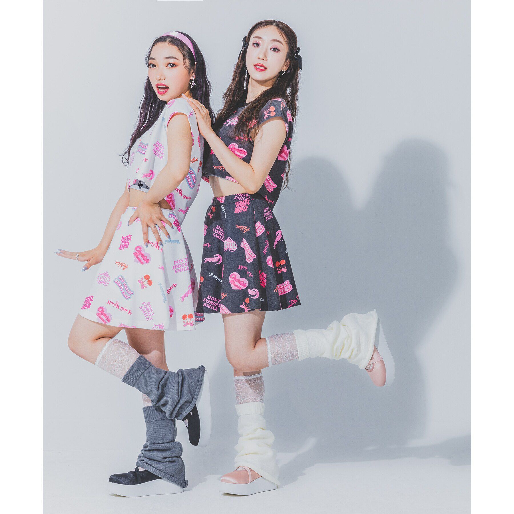 PINK-latte「【るーつくコラボ/ニコラ9月号掲載】総柄プリントフレアスカート」|スカート|