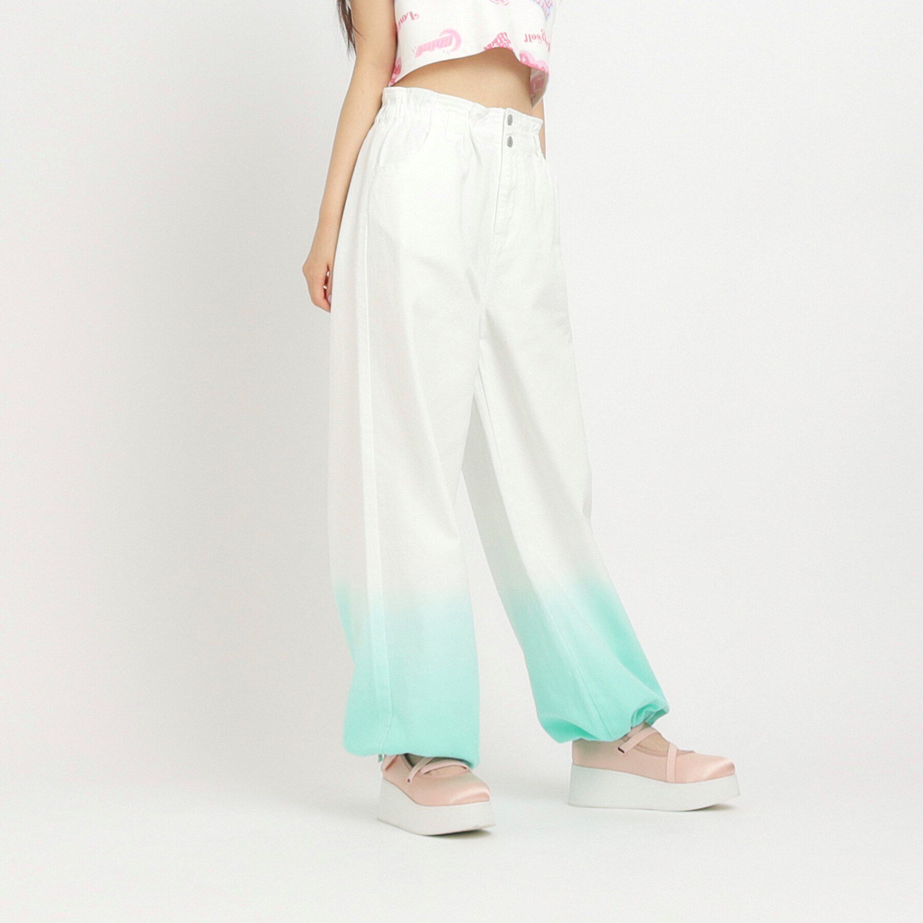 PINK-latte「【るーつくコラボ】グラデーションパンツ」|その他|