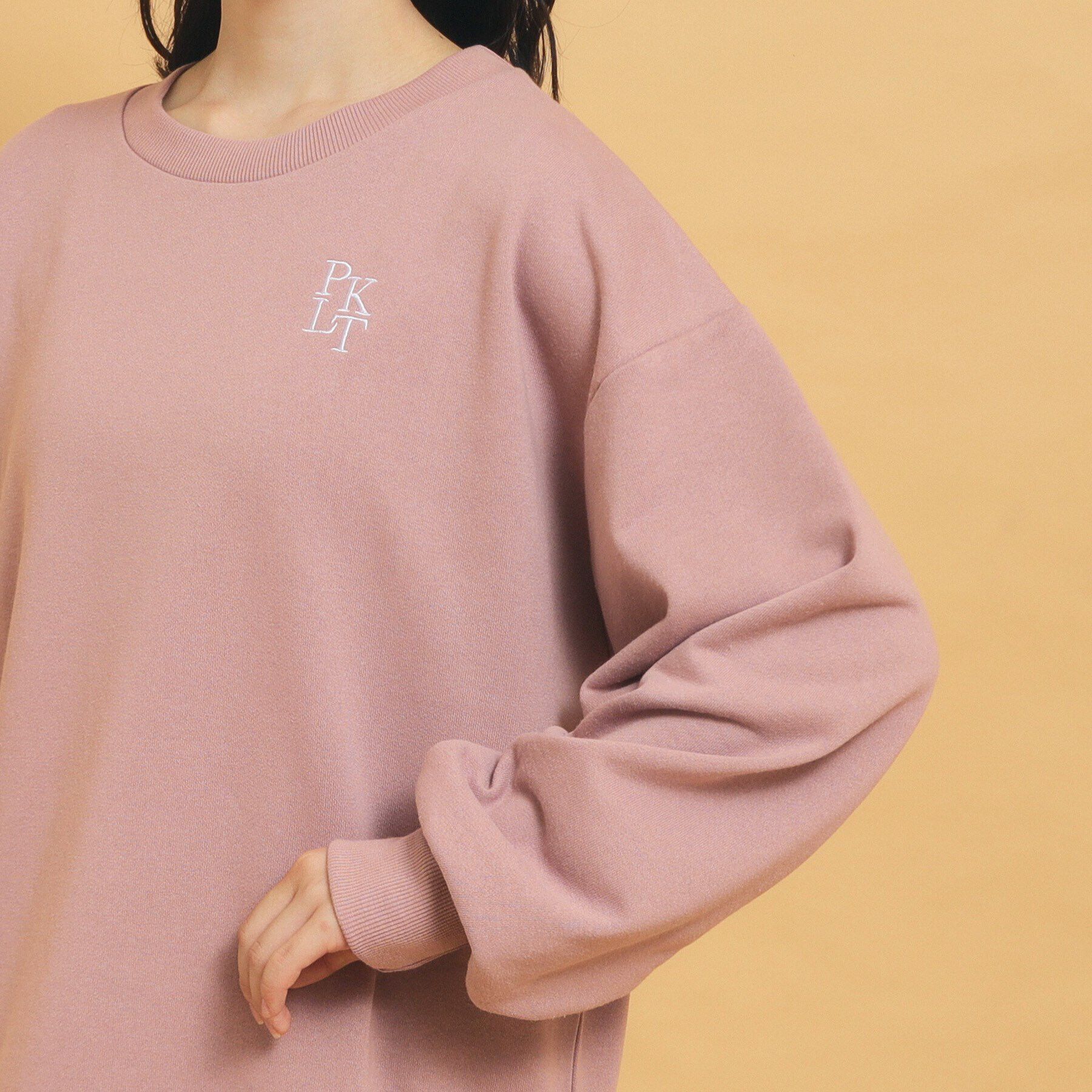 PINK-latte「秋冬マストアイテム クマ裏毛スウェット」|Tシャツ・カットソー|