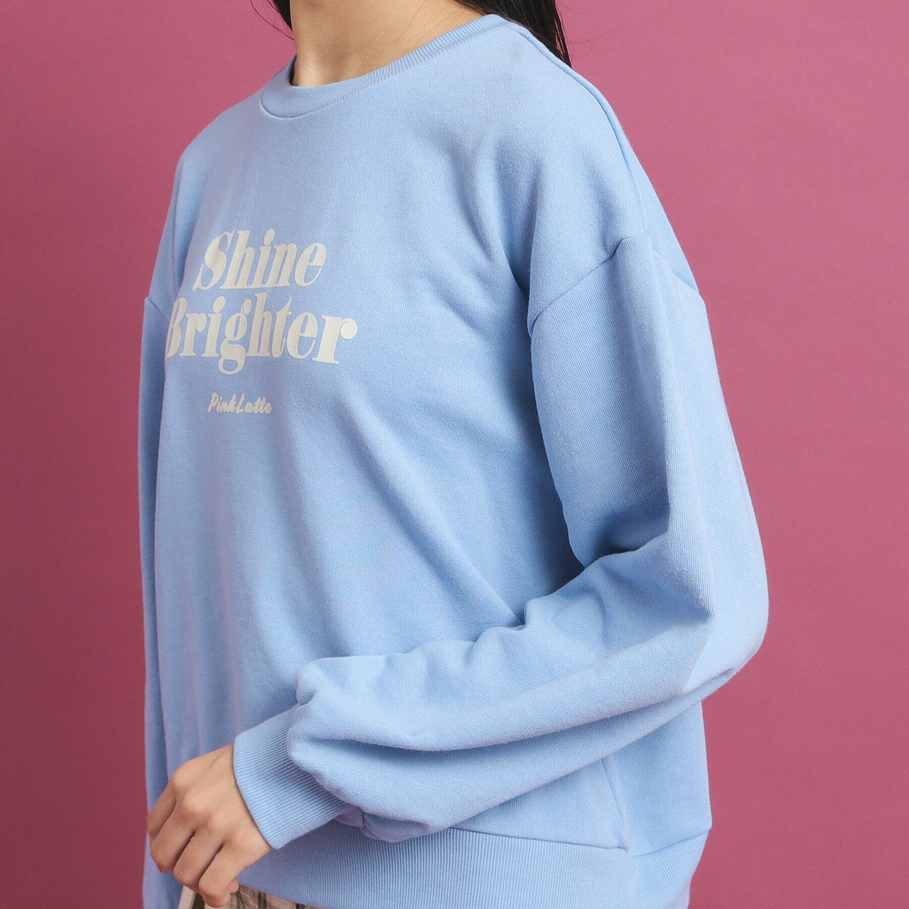 PINK-latte「リンガー裏毛プルオーバー」|Tシャツ・カットソー|