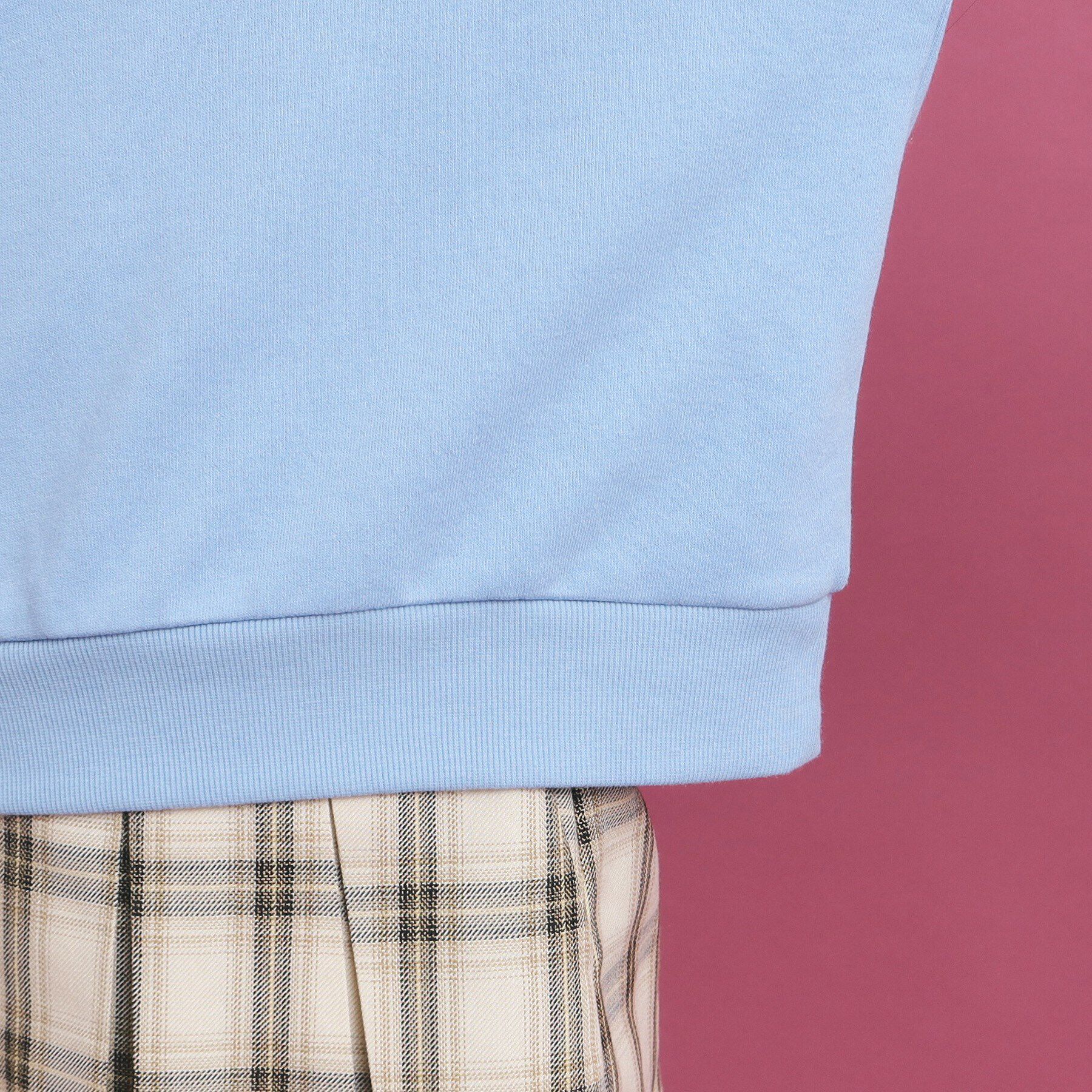 PINK-latte「リンガー裏毛プルオーバー」|Tシャツ・カットソー|