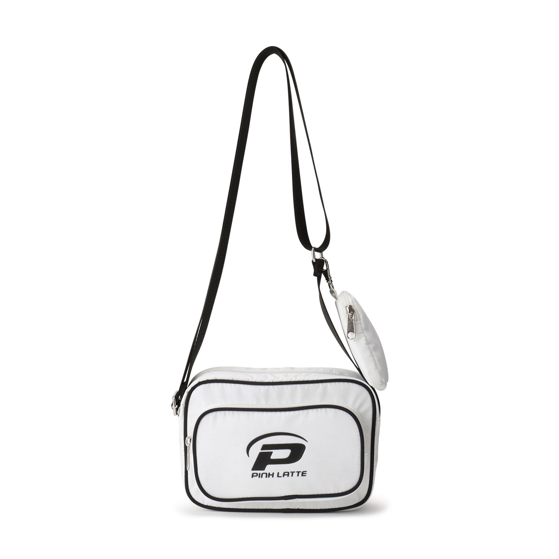 PINK-latte「パイピングスクウェアショルダー」|ショルダー・メッセンジャー|