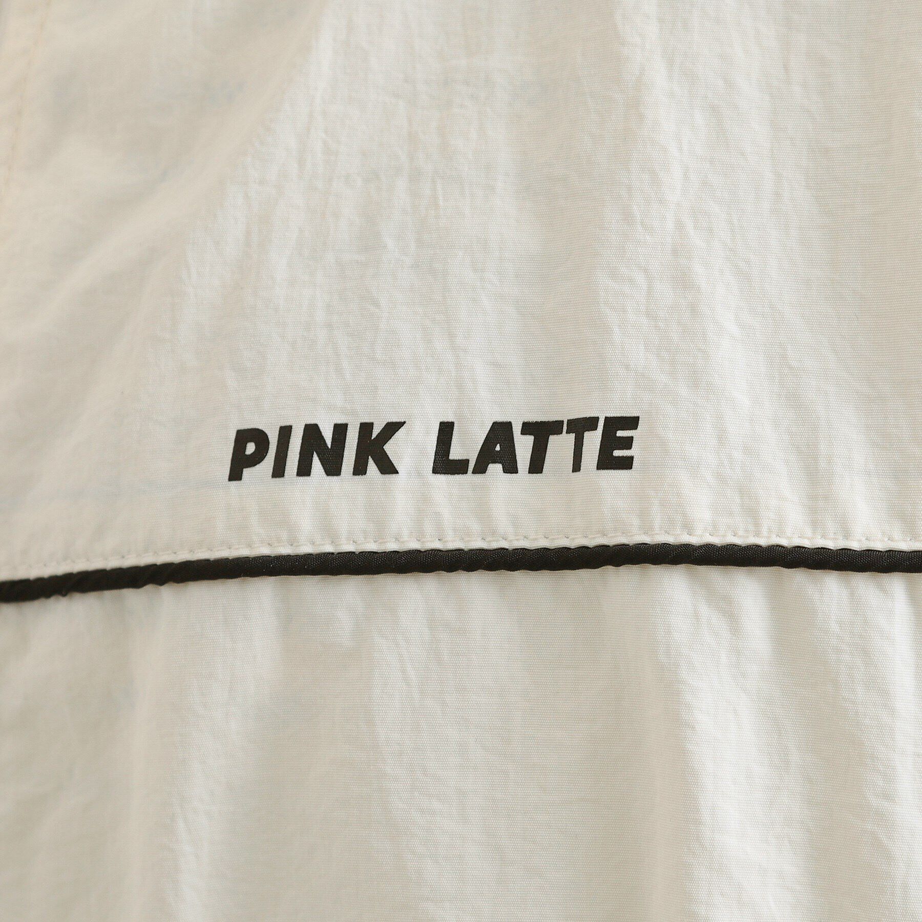 PINK-latte「ロゴラインブルゾン」|ブルゾン・スタジャン|