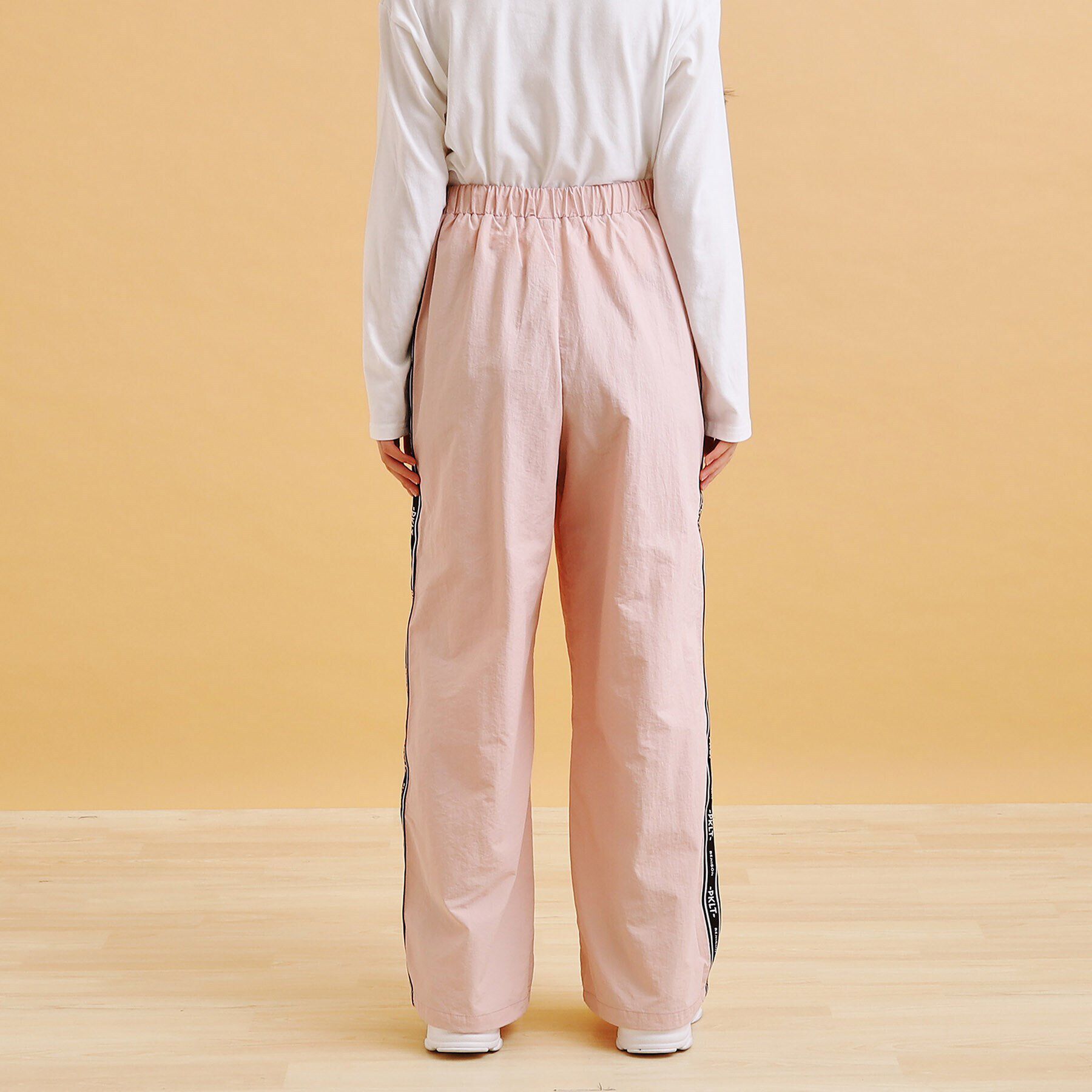 PINK-latte「ロゴラインパラシュートパンツ」|その他|