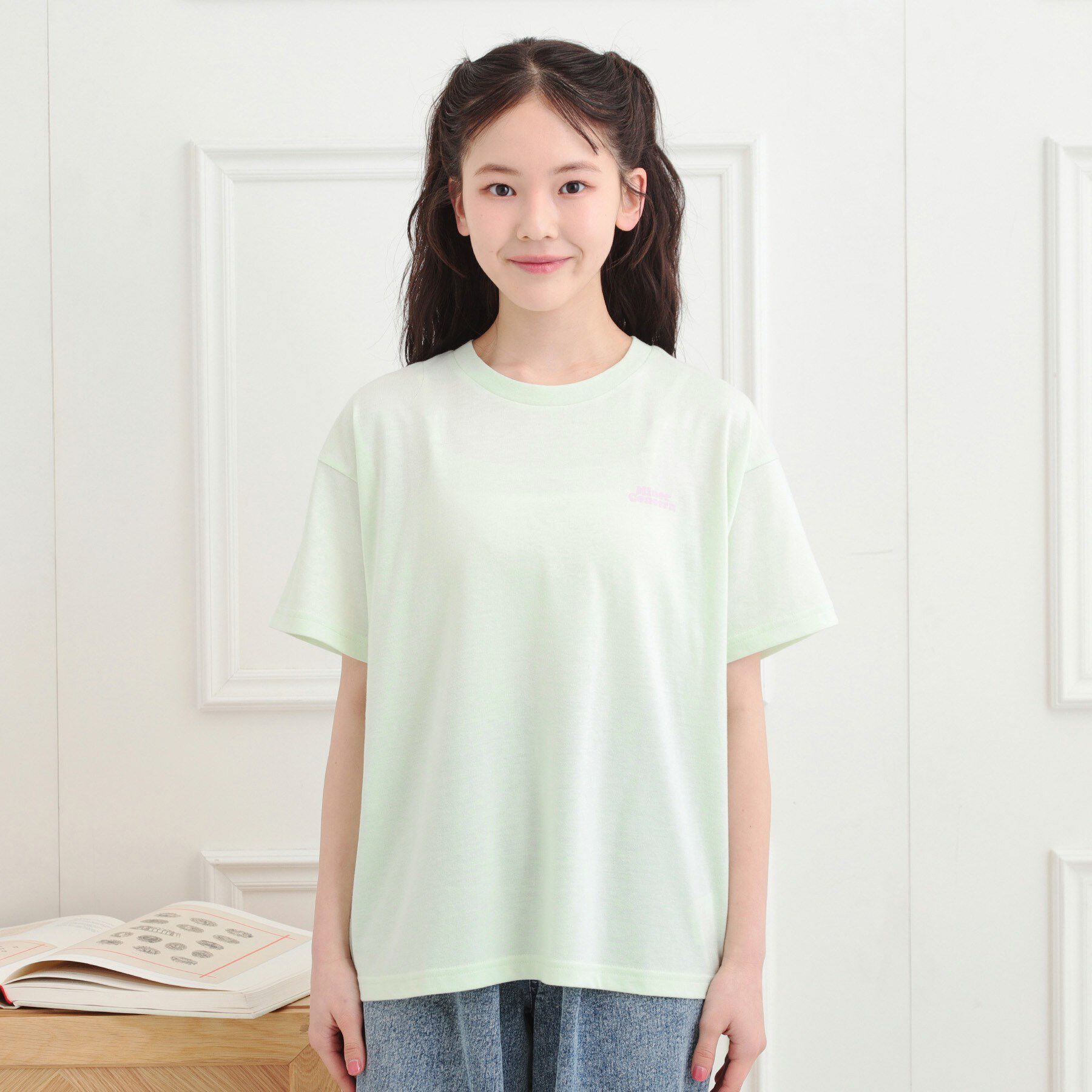 PINK-latte「バックプリントTシャツ」|Tシャツ・カットソー|