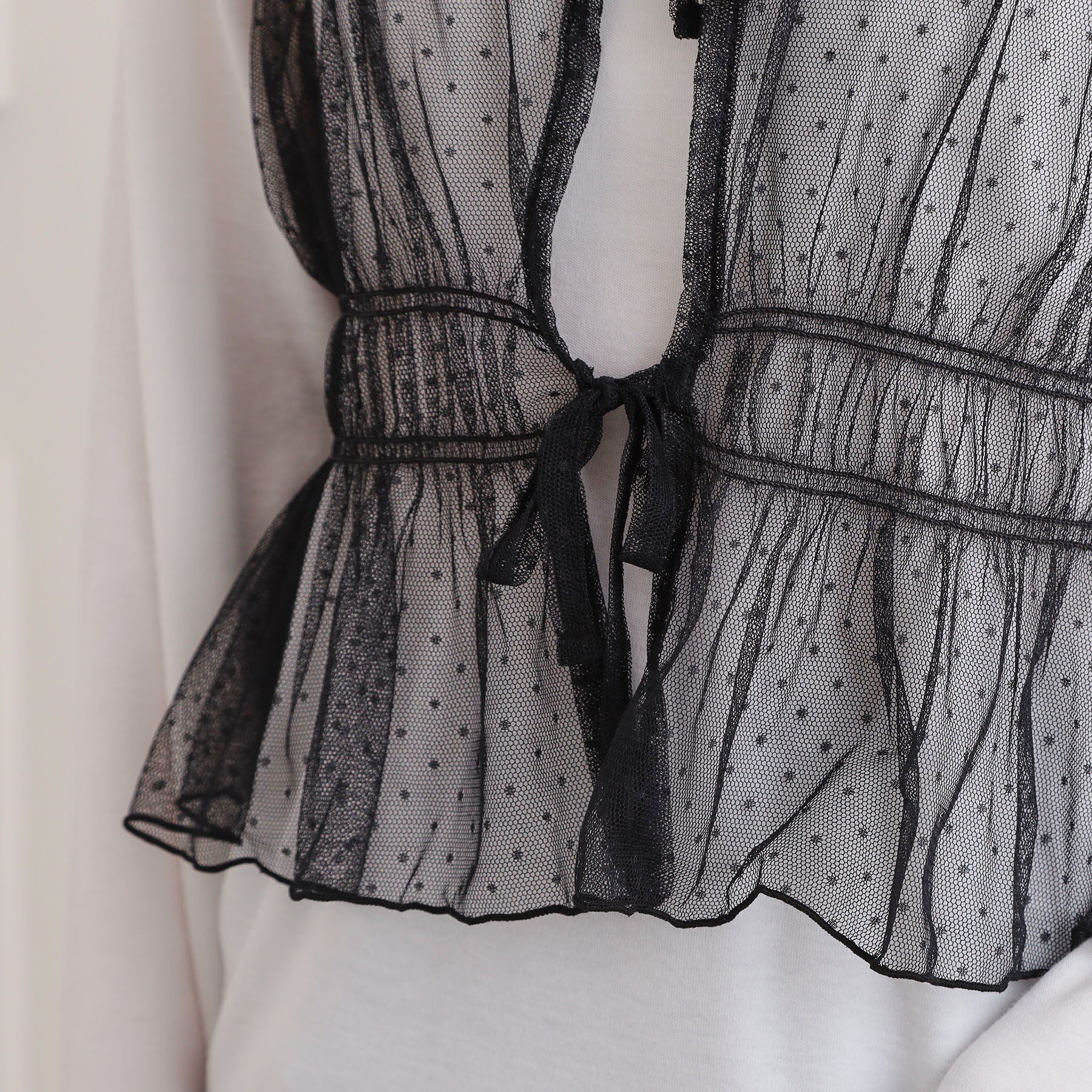 PINK-latte「ドットチュールキャミ＋ロンTセット」|その他|