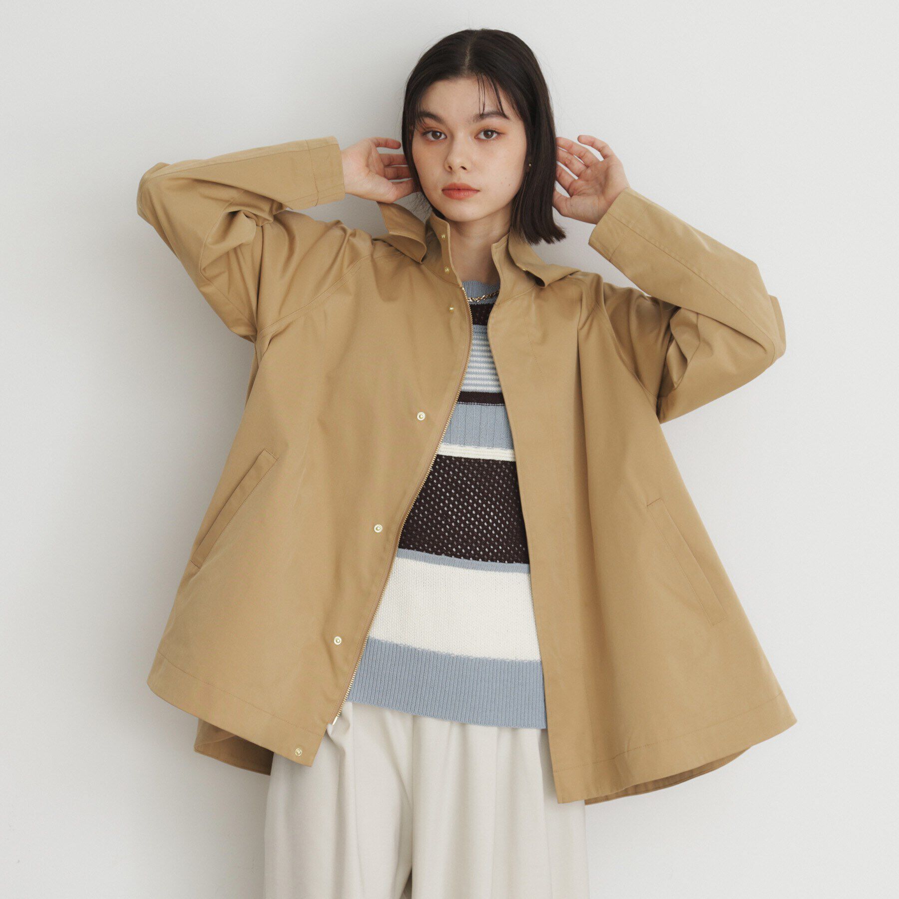 THE SHOP TK「【後ろタック】マウンテンパーカ/洗える」|ブルゾン・スタジャン|