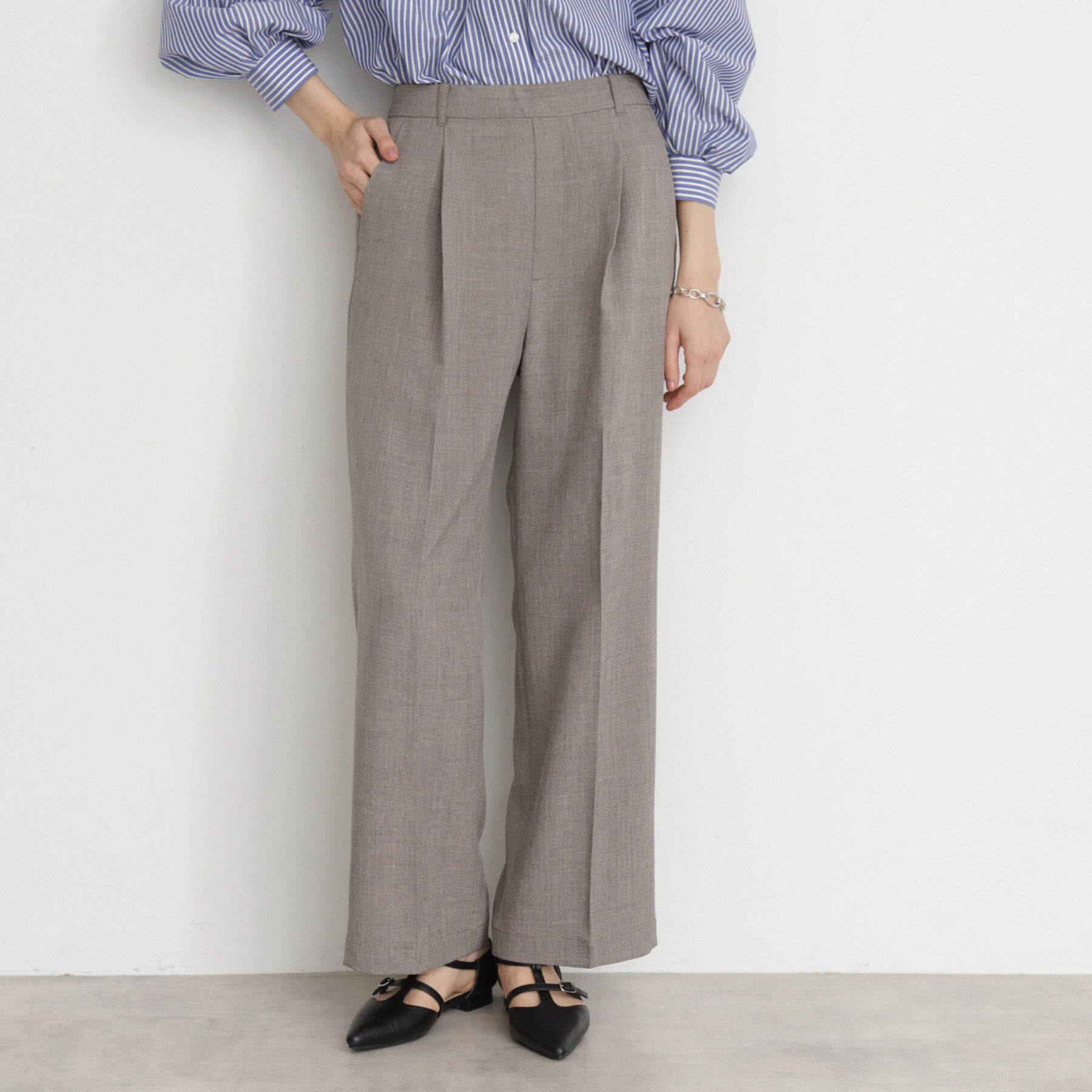 THE SHOP TK「【CAVIAN】ベーシックワイドパンツ/洗濯機OK」|その他|