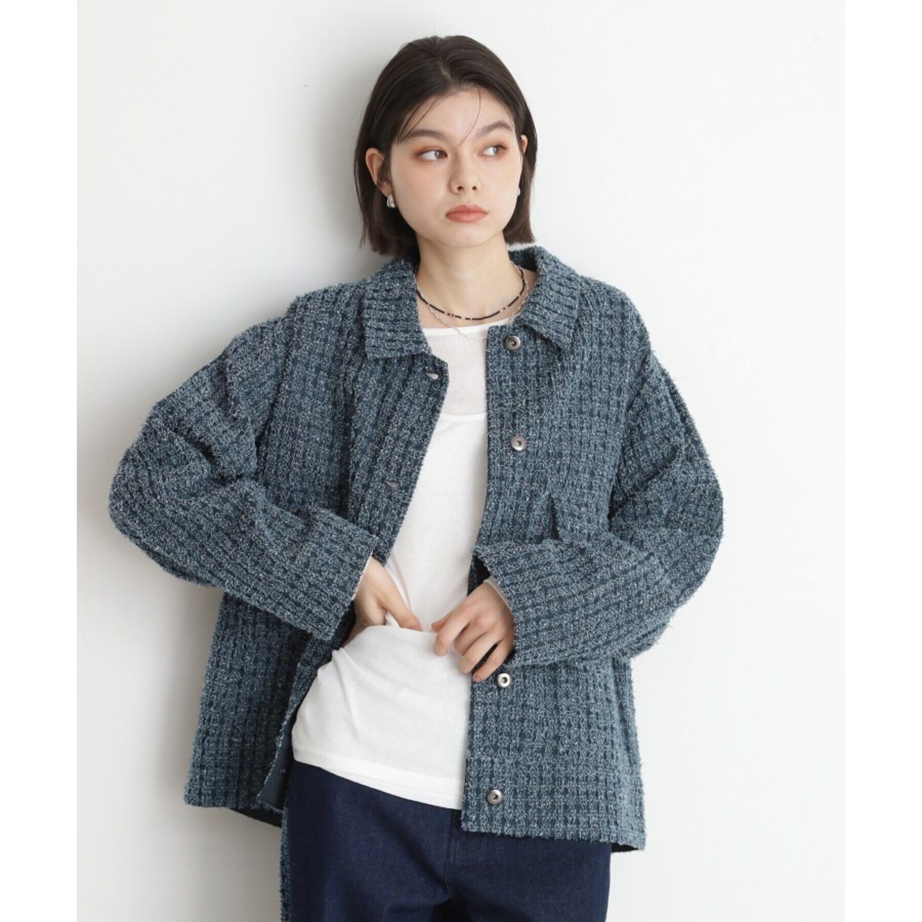 THE SHOP TK「ジャカードデニムジャケット【洗える】」|デニムジャケット|