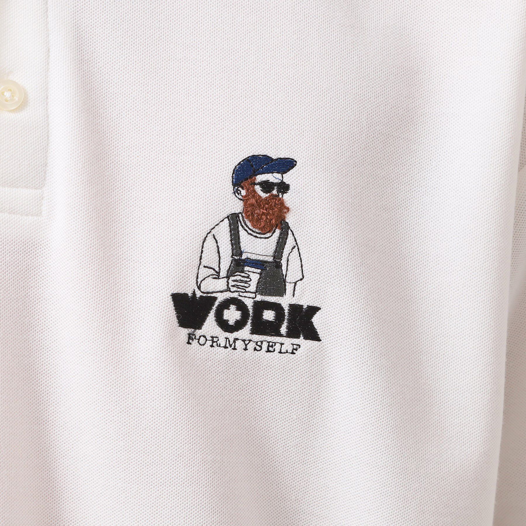 THE SHOP TK「サガラ刺繍半袖ポロシャツ　【洗濯機OK/ユニセックス】」|ポロシャツ|