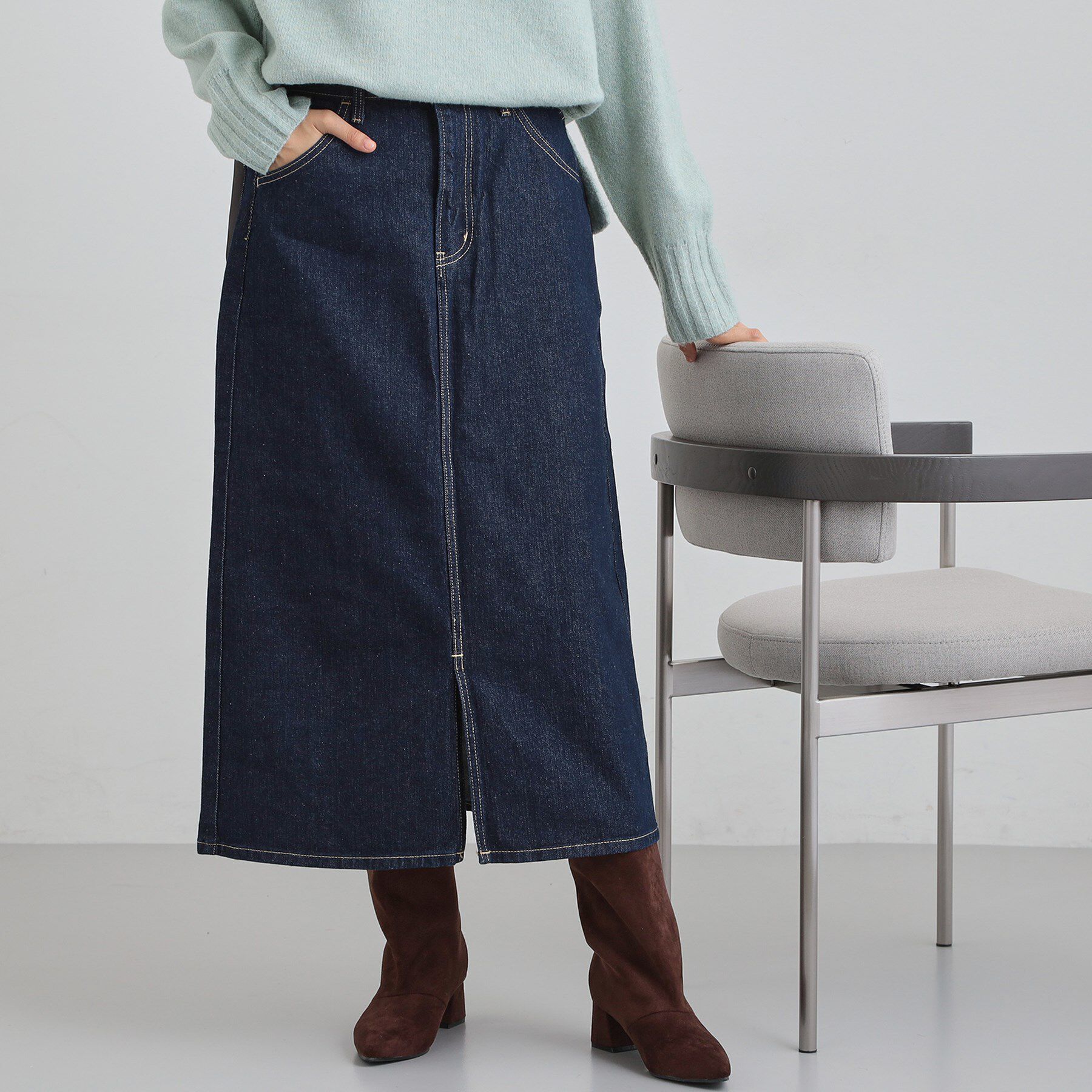 THE SHOP TK「【Lee】デニムスカート」|スカート|