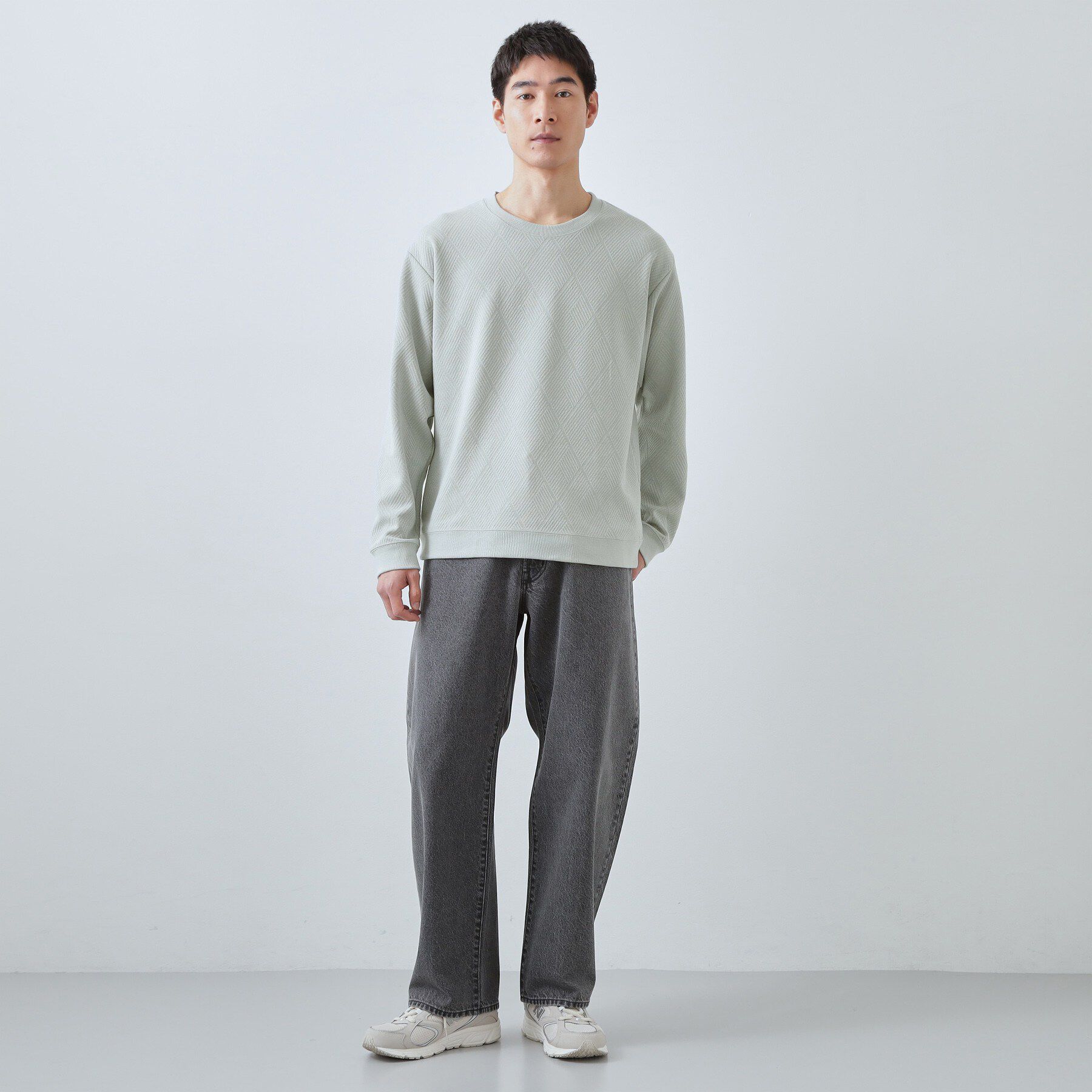 THE SHOP TK「ジャガードリンクススウエット」|パーカー|