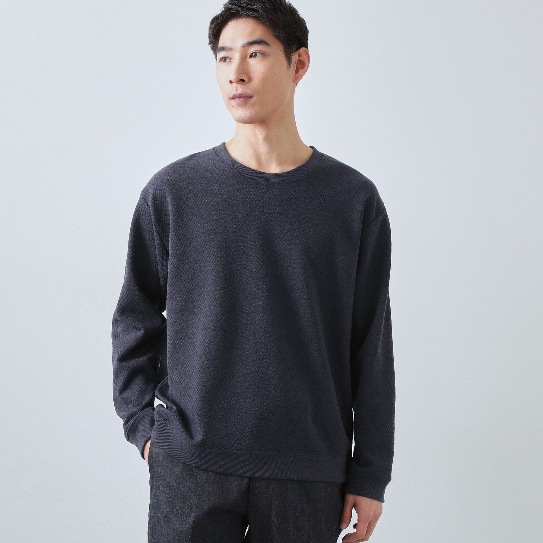 THE SHOP TK「ジャガードリンクススウエット」|パーカー|