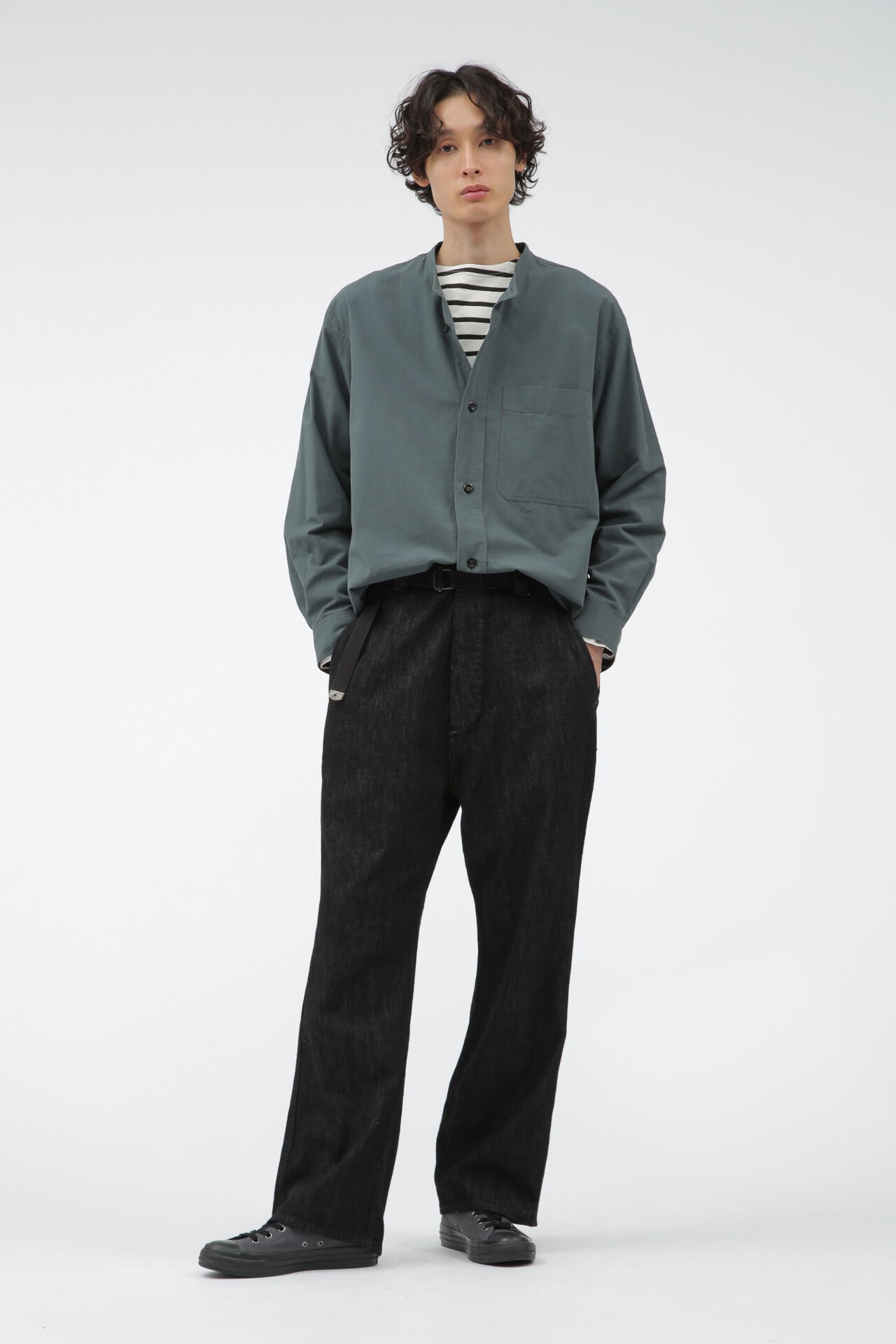 MHL.「CANTON LIGHT DENIM BLACK」|その他|