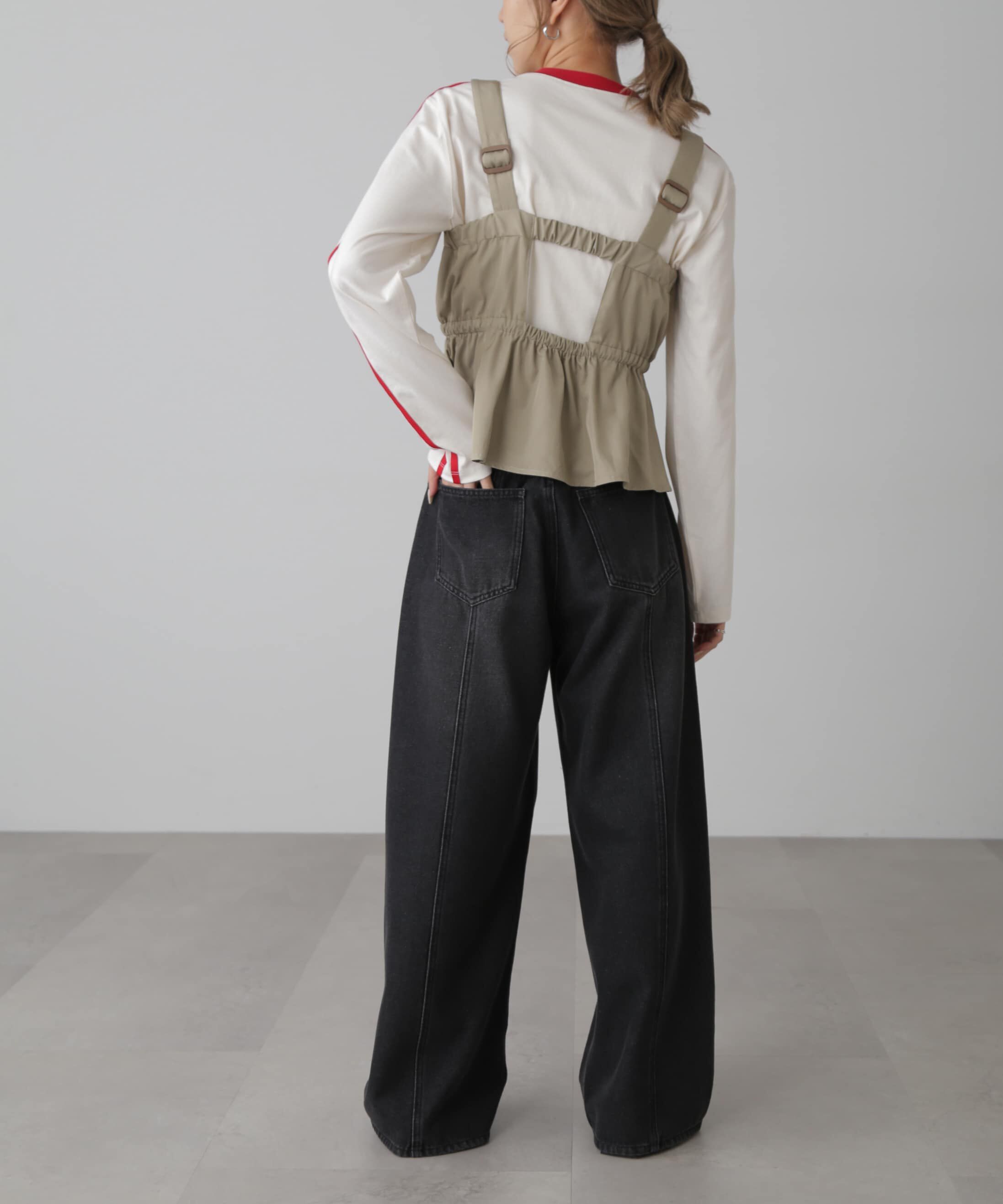  「サイドラインロングTシャツ」|Tシャツ・カットソー|