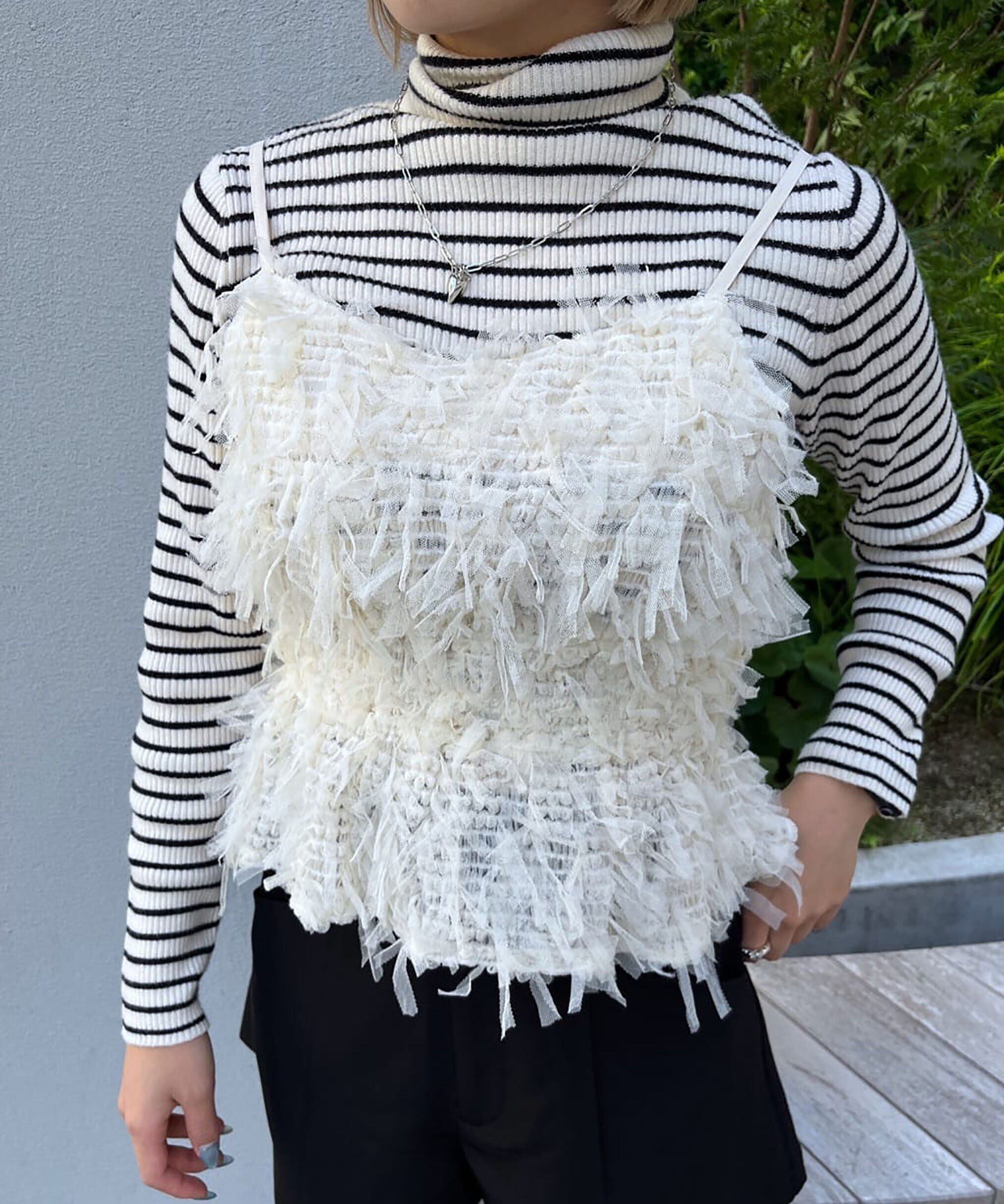  「タートルネックリブニット」|ニット・セーター|