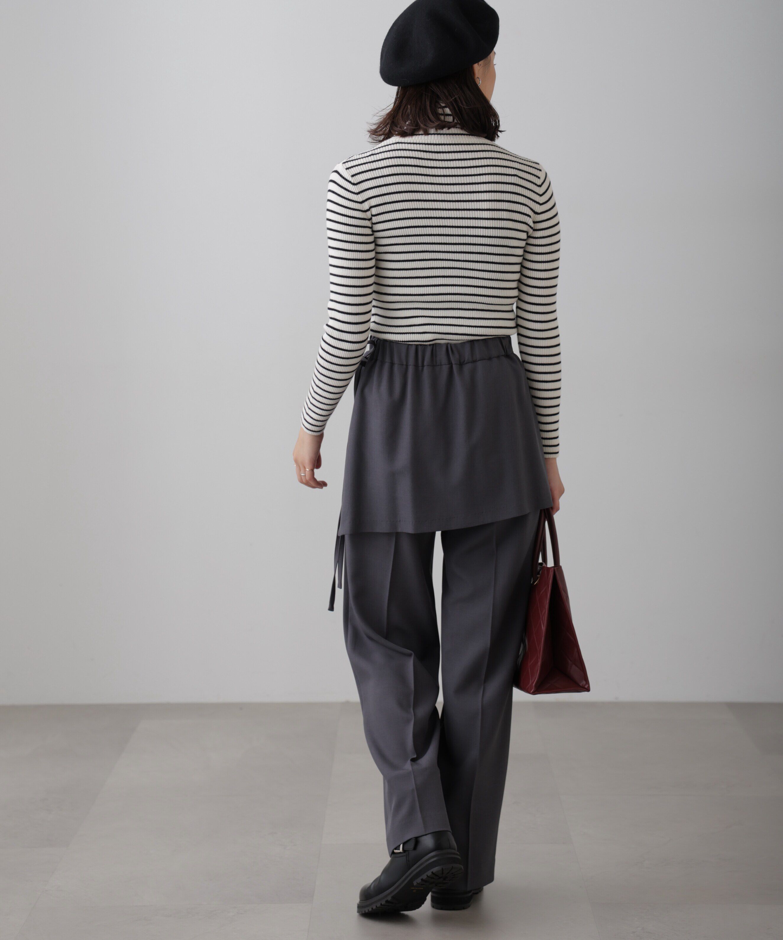  「タートルネックリブニット」|ニット・セーター|