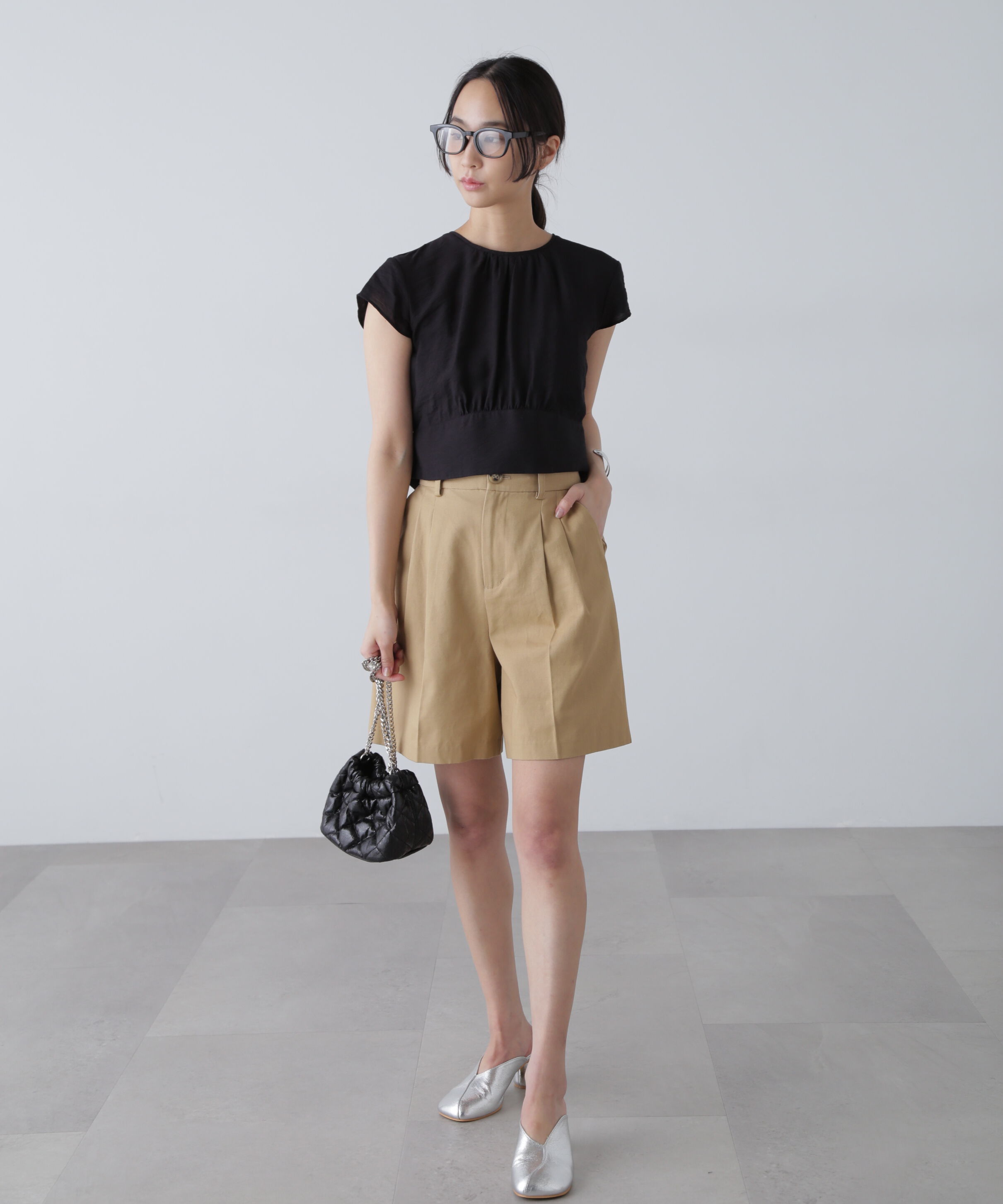  「バックリボンフレンチブラウス」|シャツ・ブラウス|