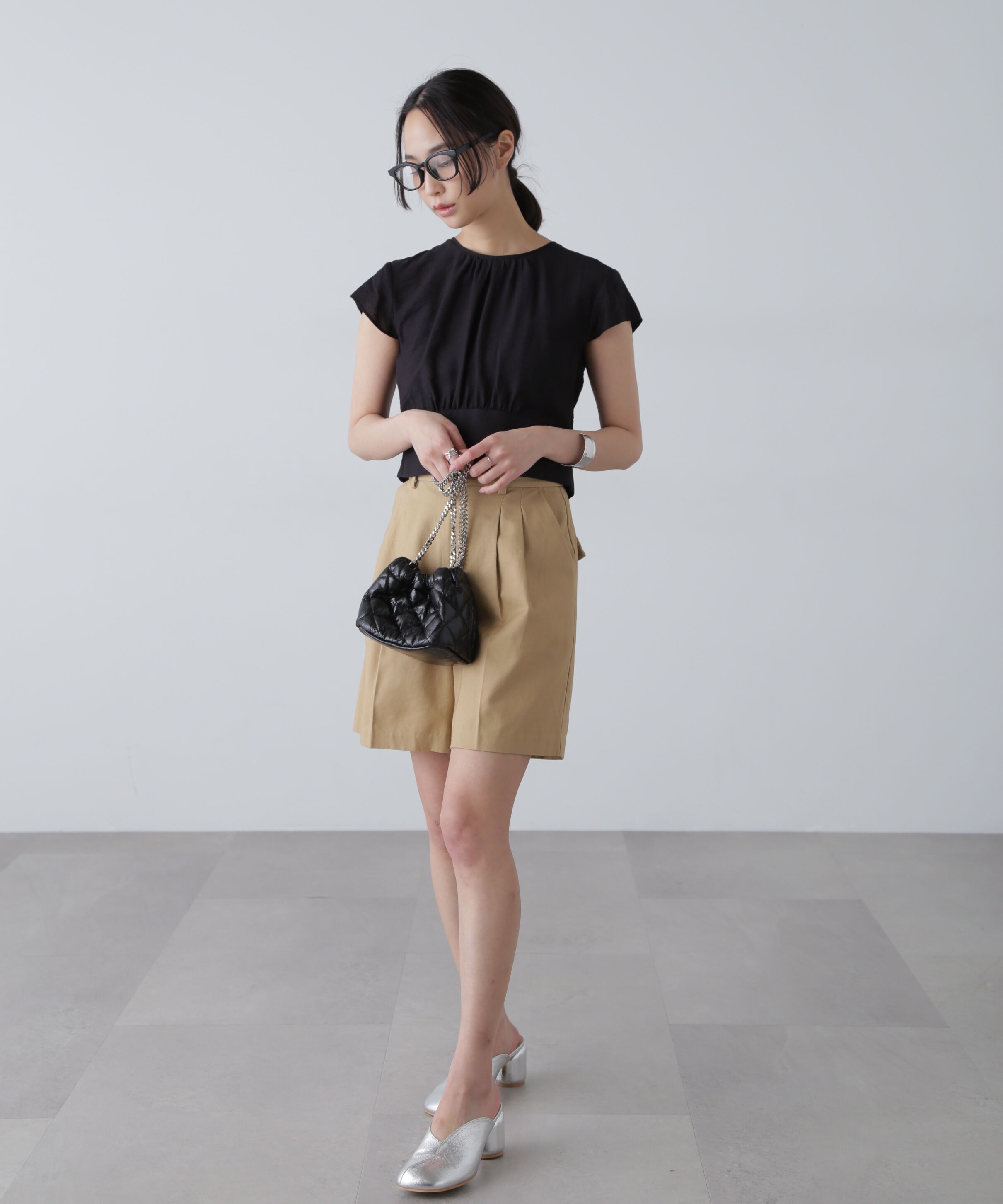  「バックリボンフレンチブラウス」|シャツ・ブラウス|