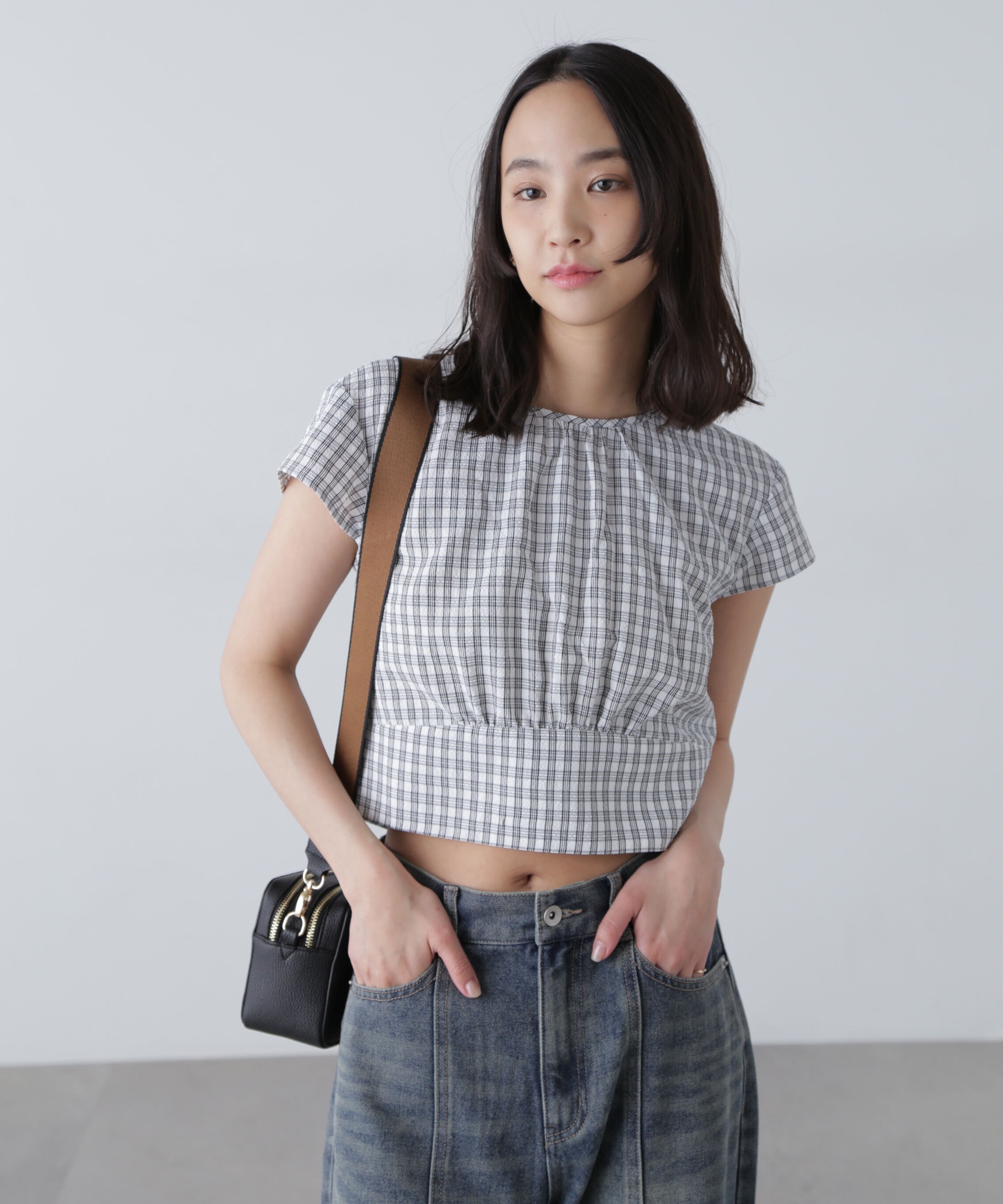  「バックリボンフレンチブラウス」|シャツ・ブラウス|