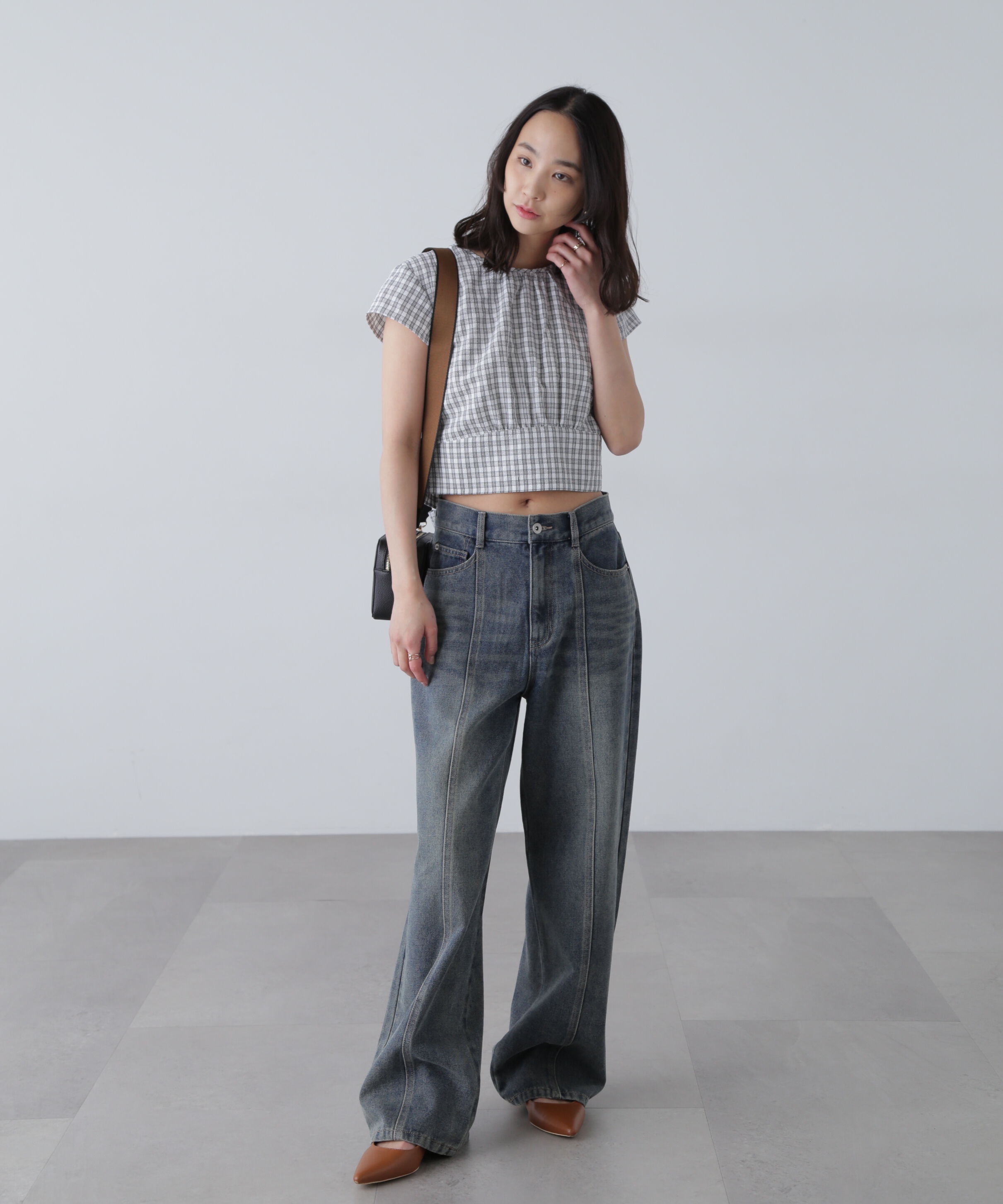  「バックリボンフレンチブラウス」|シャツ・ブラウス|