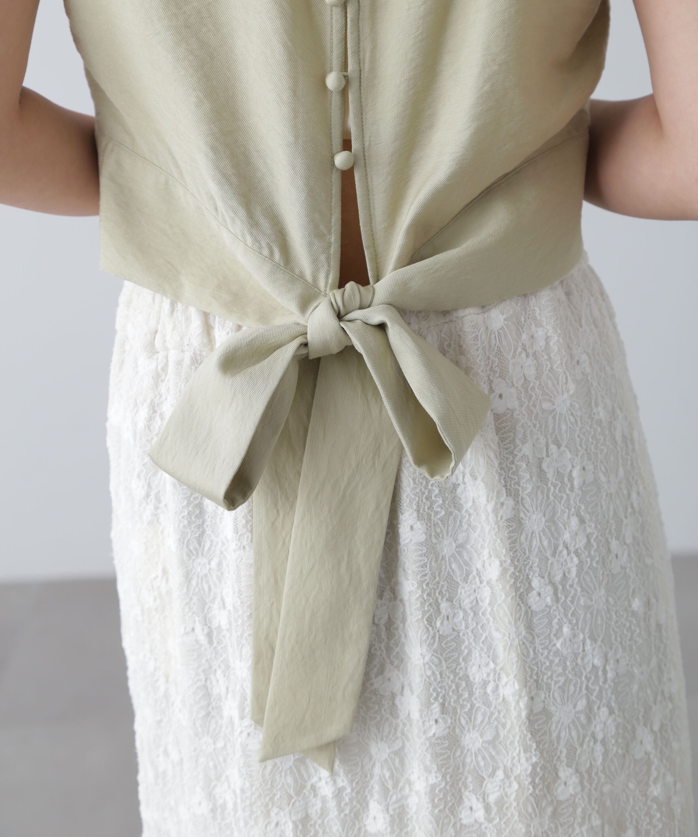  「バックリボンフレンチブラウス」|シャツ・ブラウス|