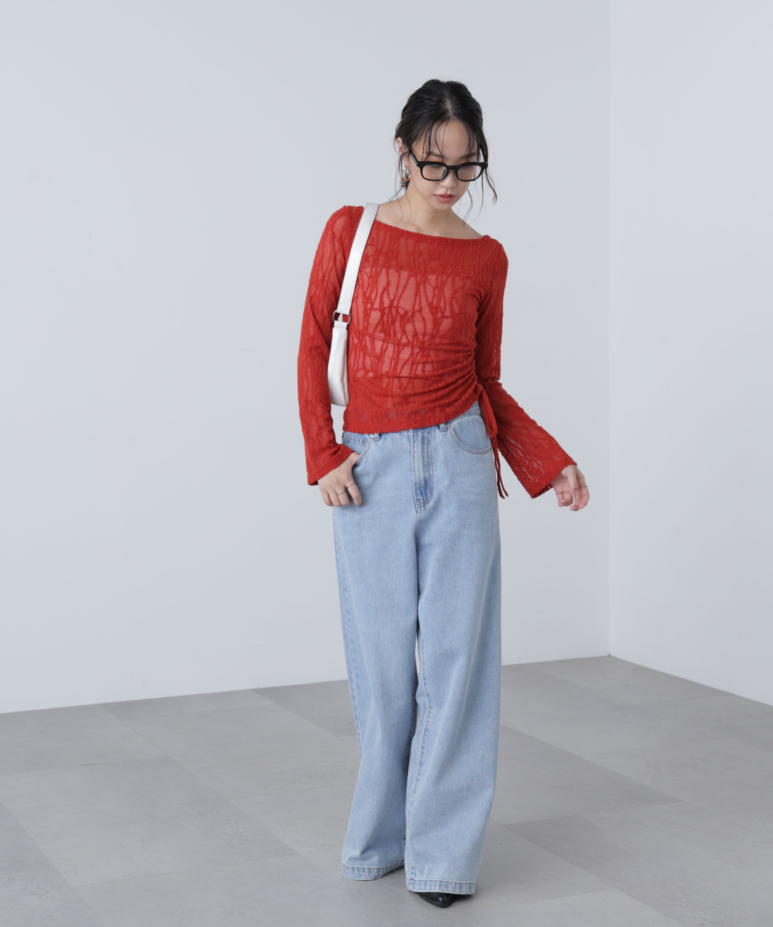  「シアージャガードドロストカットソー」|Tシャツ・カットソー|