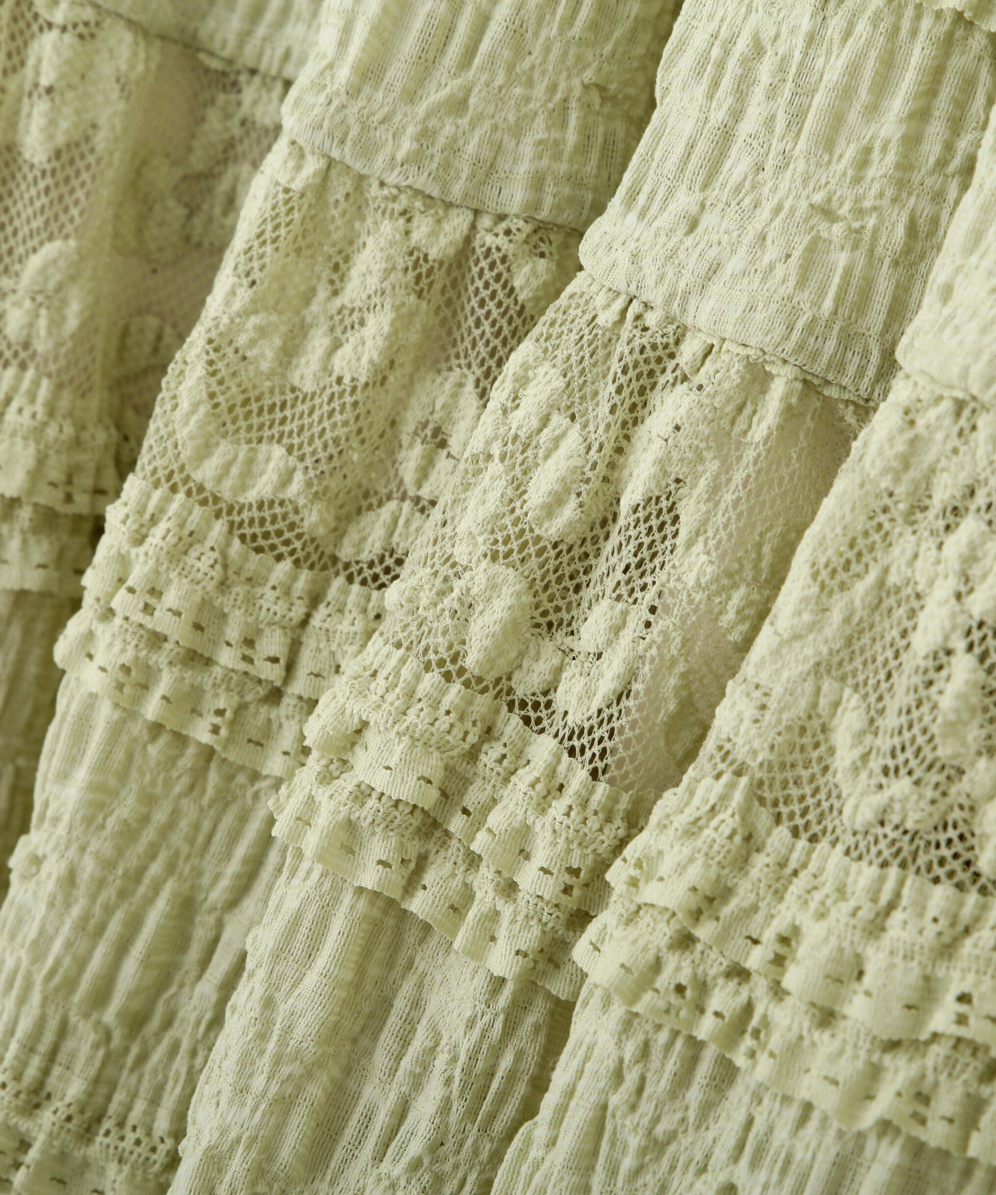  「ティアードレーススカート」|スカート|