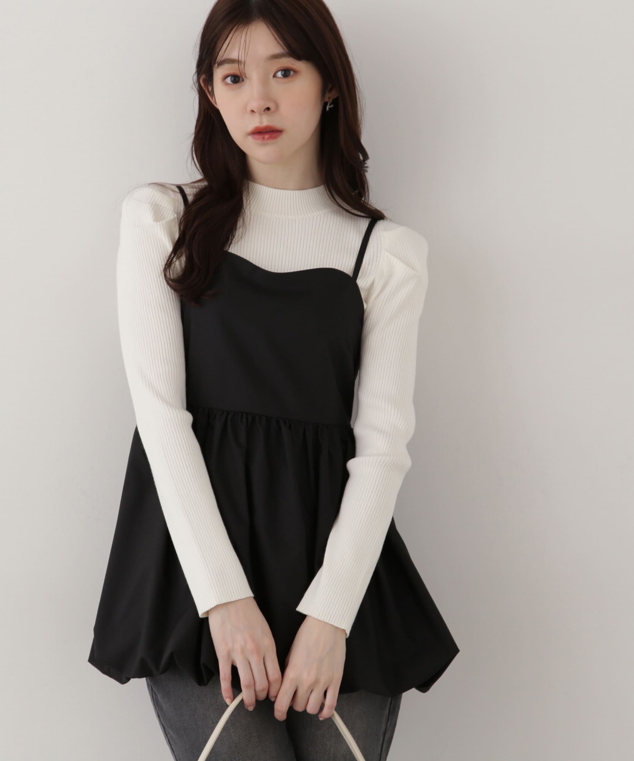 PROPORTION BODY DRESSING「パワーショルダーニット」|ニット・セーター|