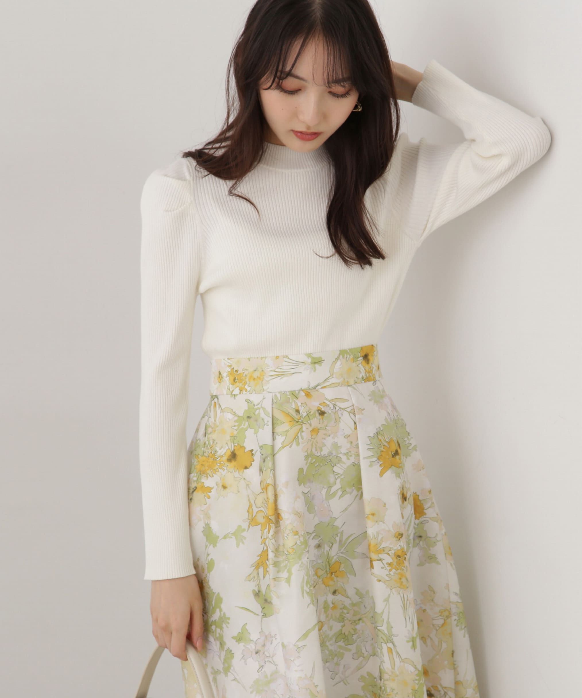 PROPORTION BODY DRESSING「パワーショルダーニット」|ニット・セーター|