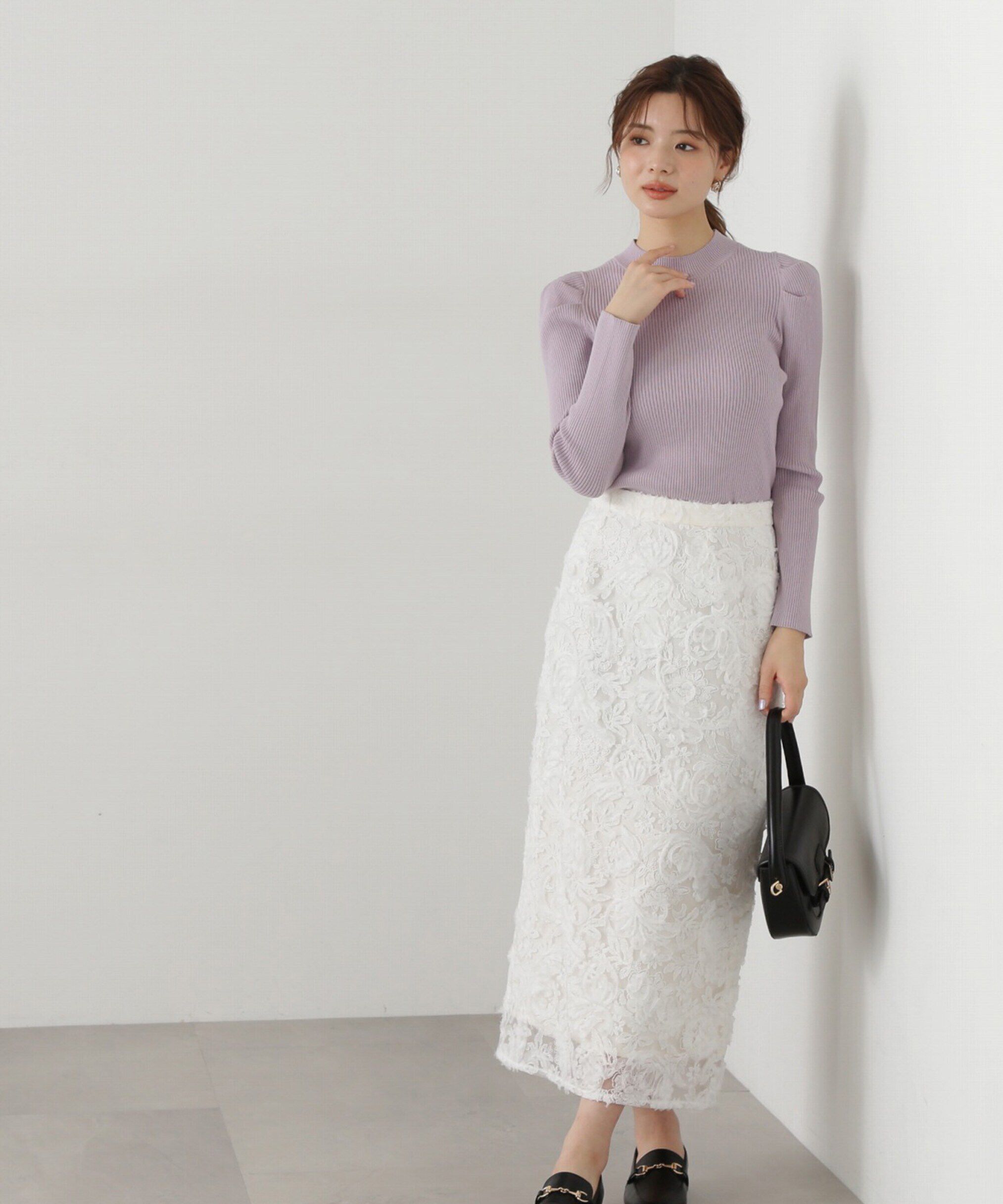 PROPORTION BODY DRESSING「パワーショルダーニット」|ニット・セーター|