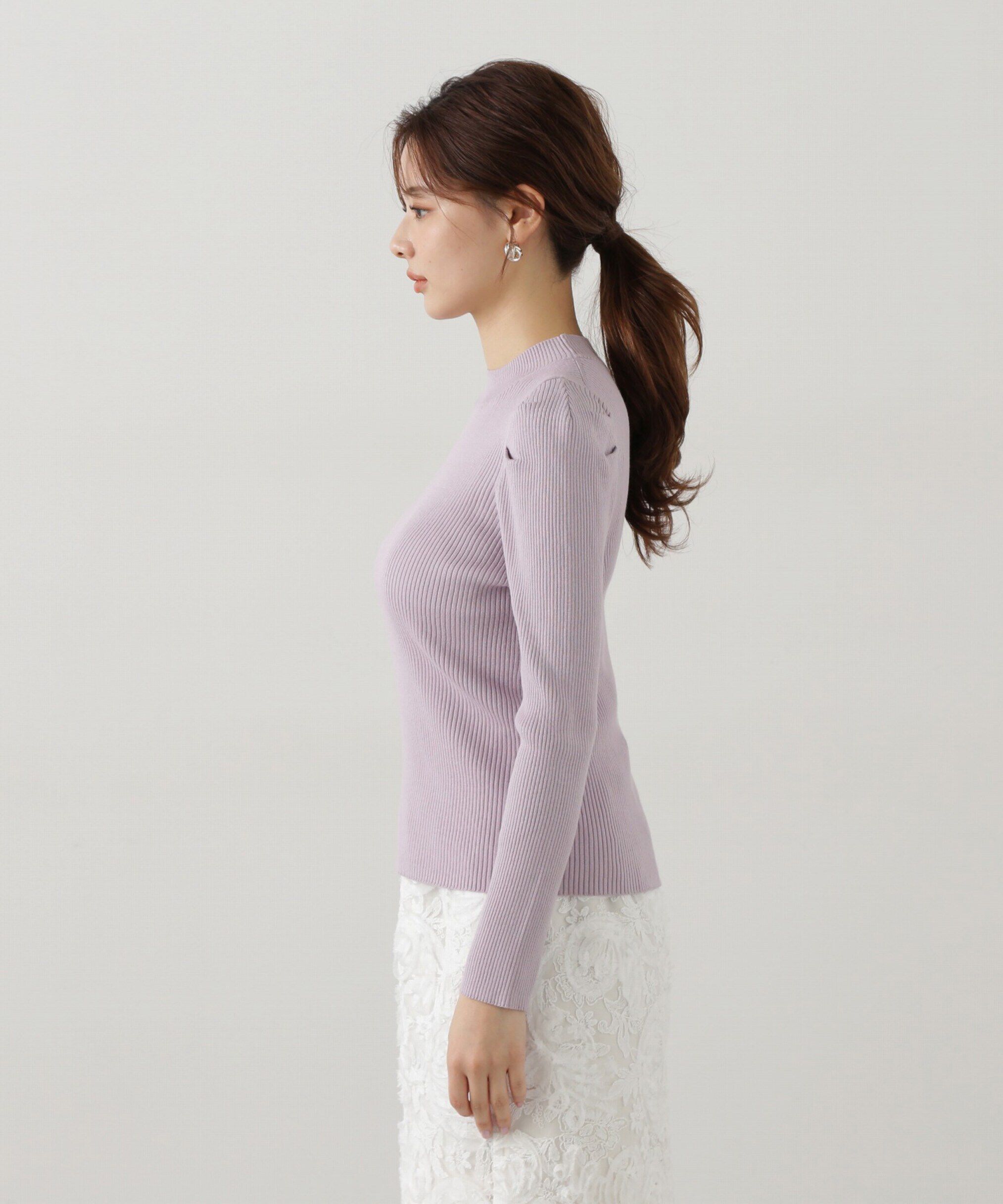 PROPORTION BODY DRESSING「パワーショルダーニット」|ニット・セーター|