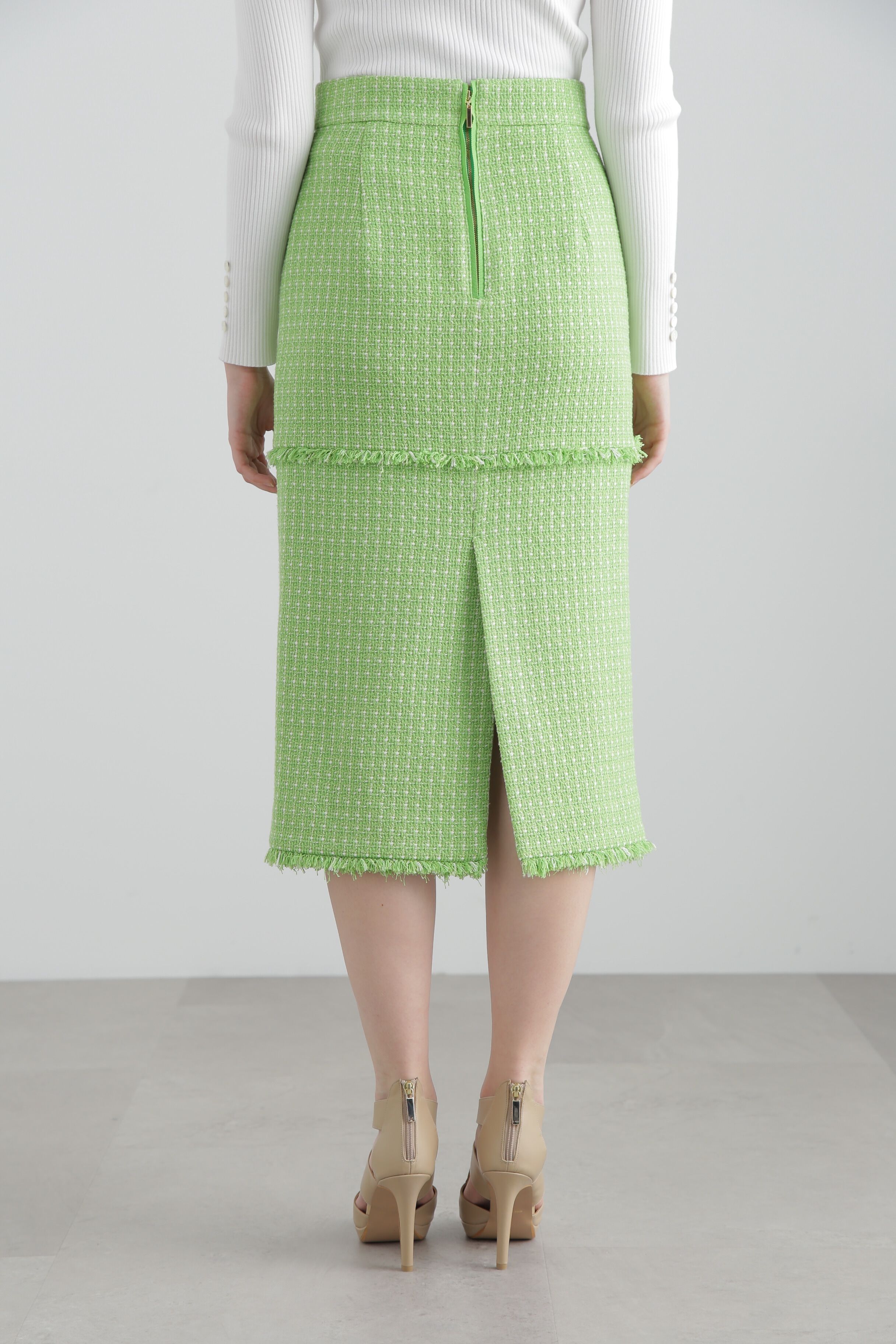  「◆ツイードセットアップスカート」|スカート|