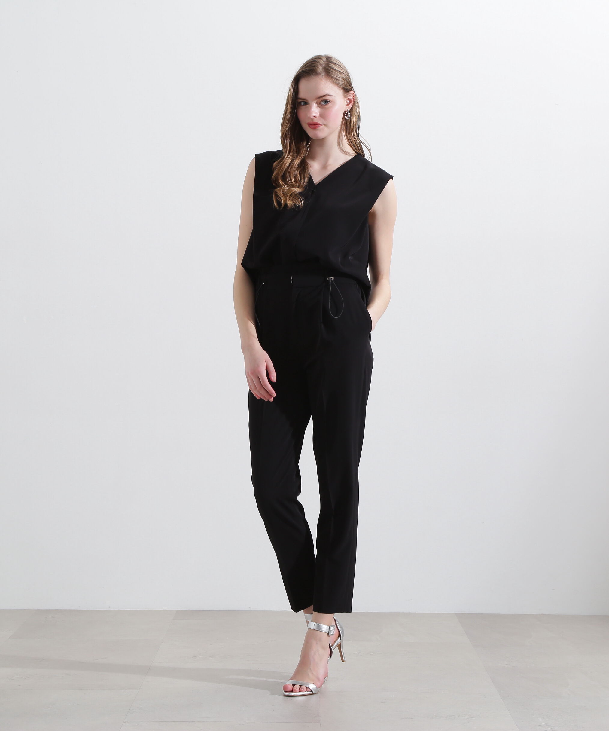  「◆ウエストスピンドルテーパードパンツ」|その他|