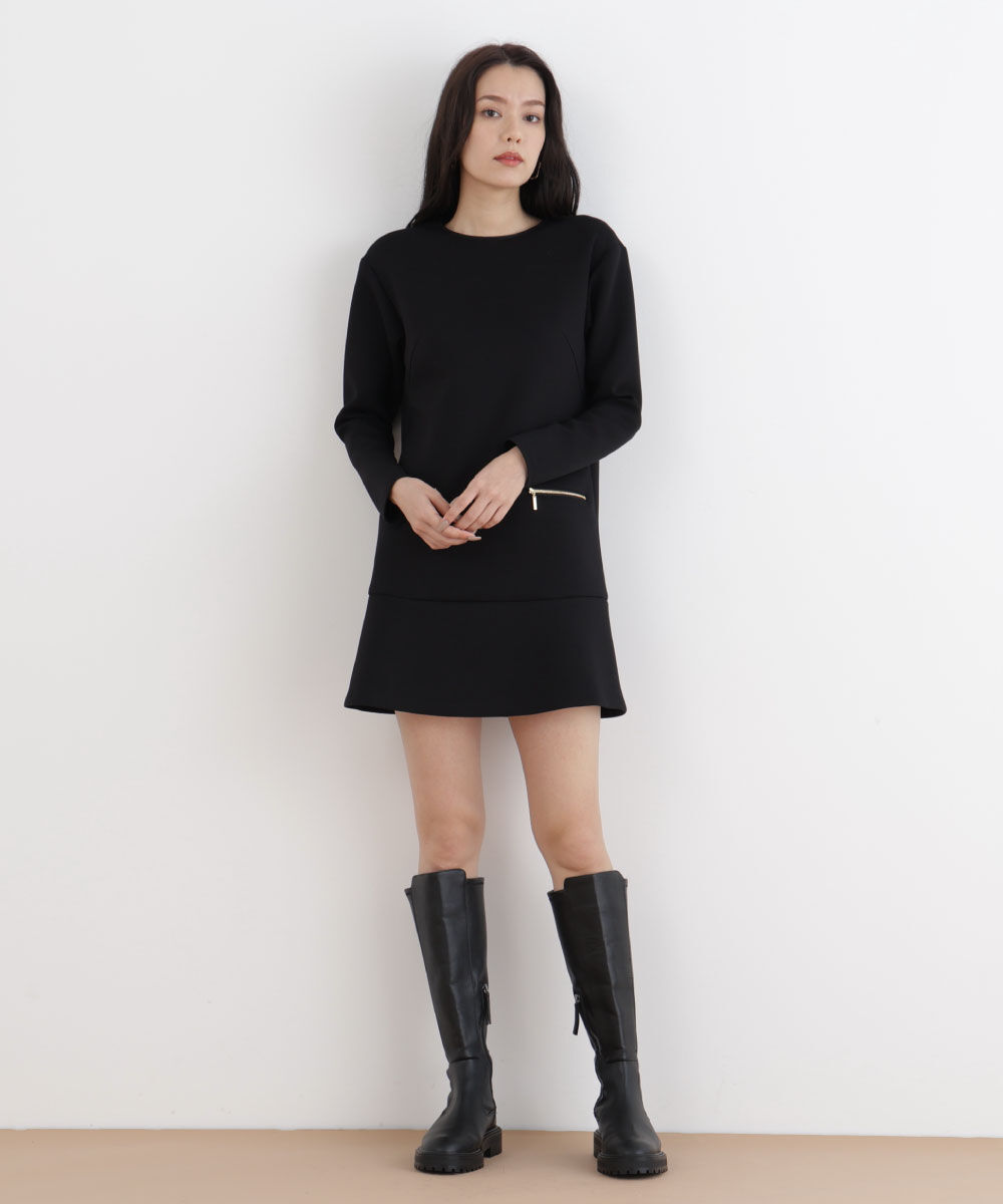  「◆ダンボールニットミニワンピース」|ワンピース|