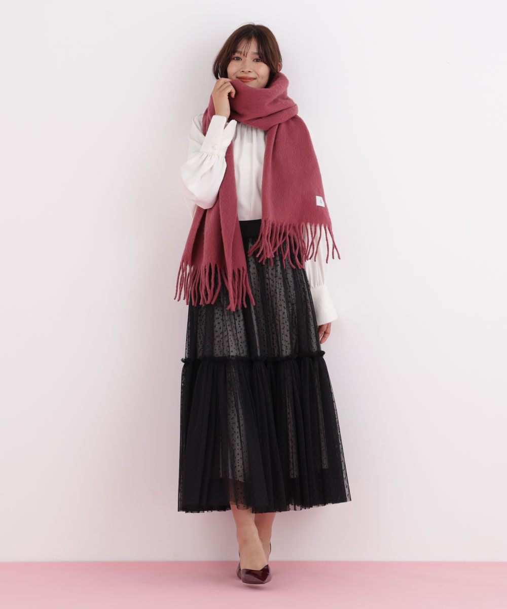  「［WEB限定］ソフトタッチブークレーマフラー」|バンダナ・スカーフ|