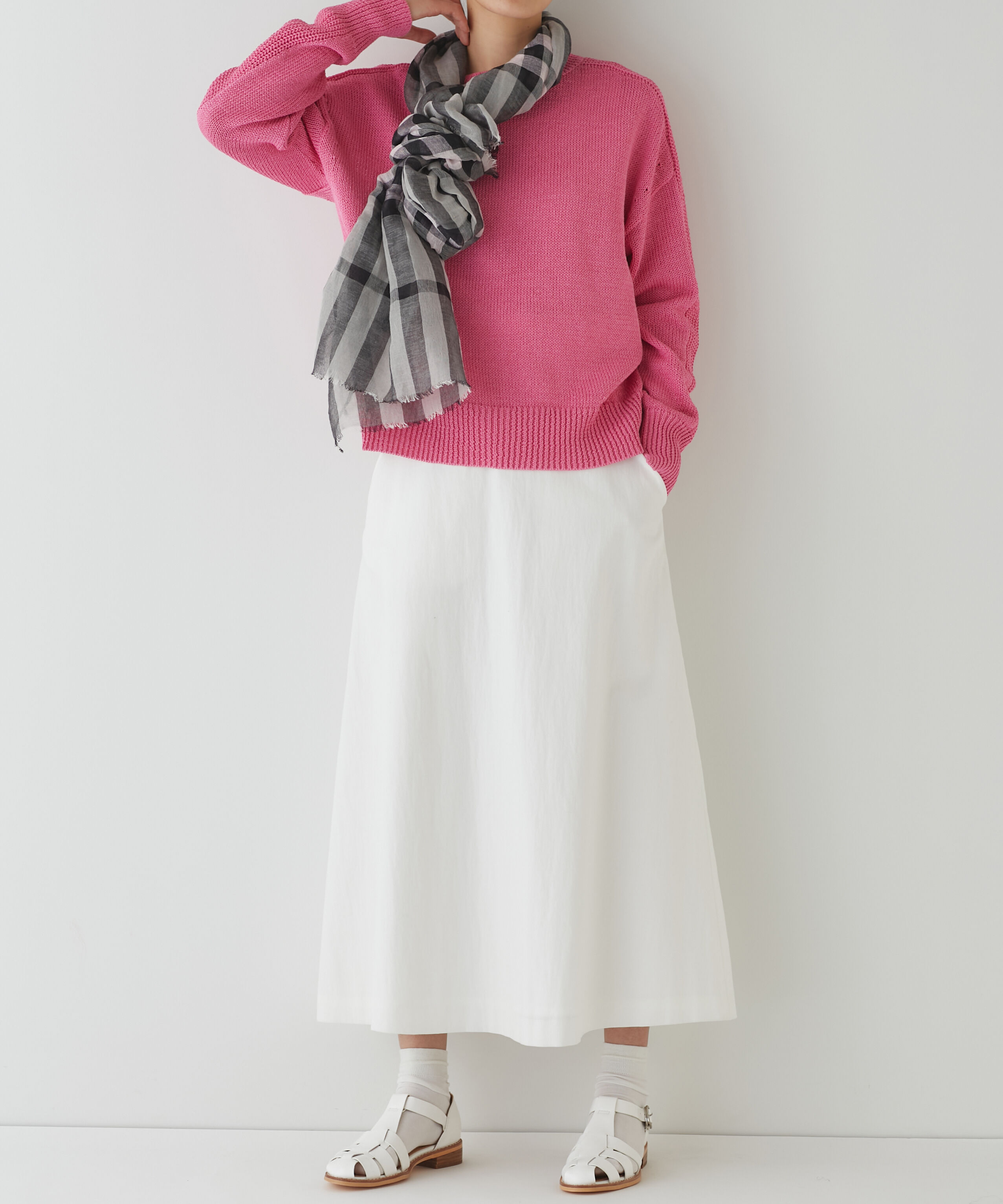  「◆ウエスト折り返しフレアスカート」|スカート|