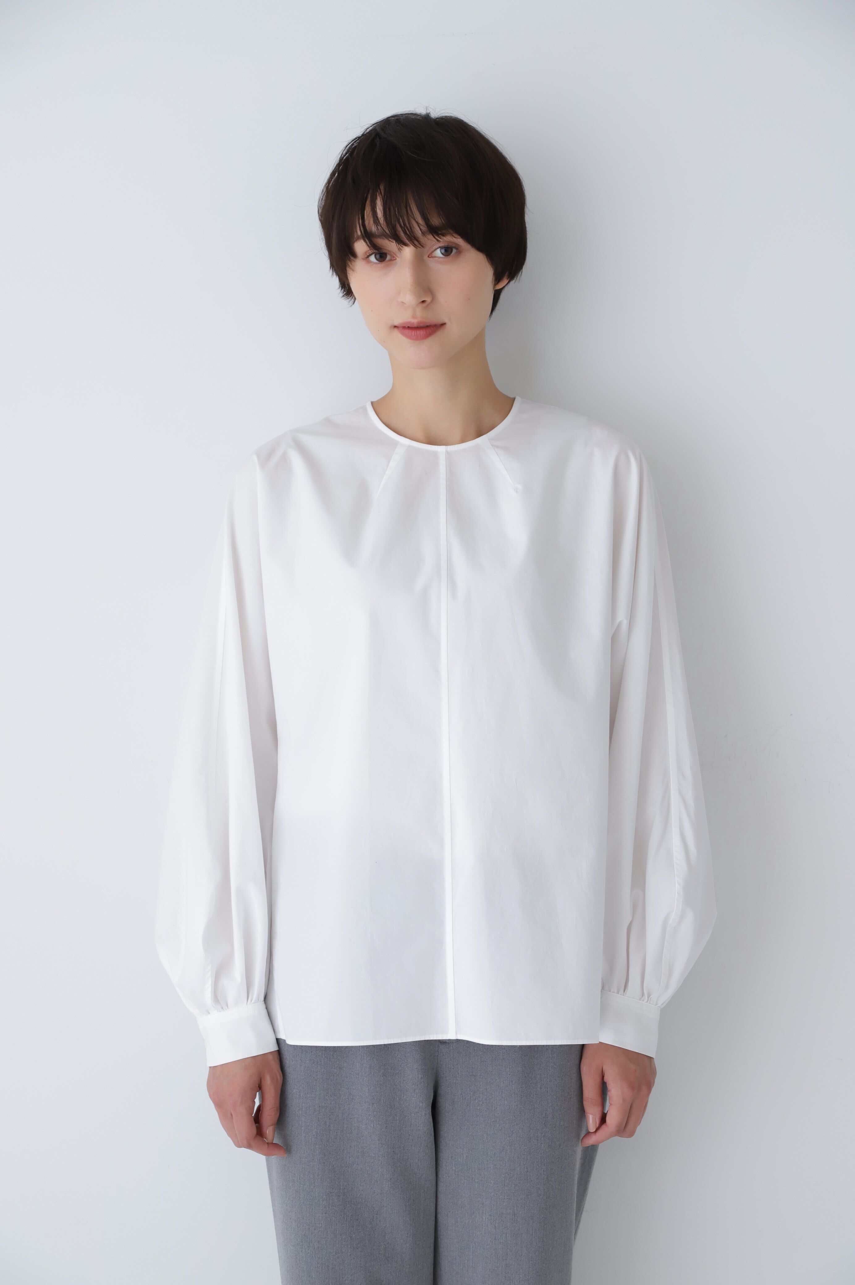  「◆タイプライタークロスブラウス」|シャツ・ブラウス|