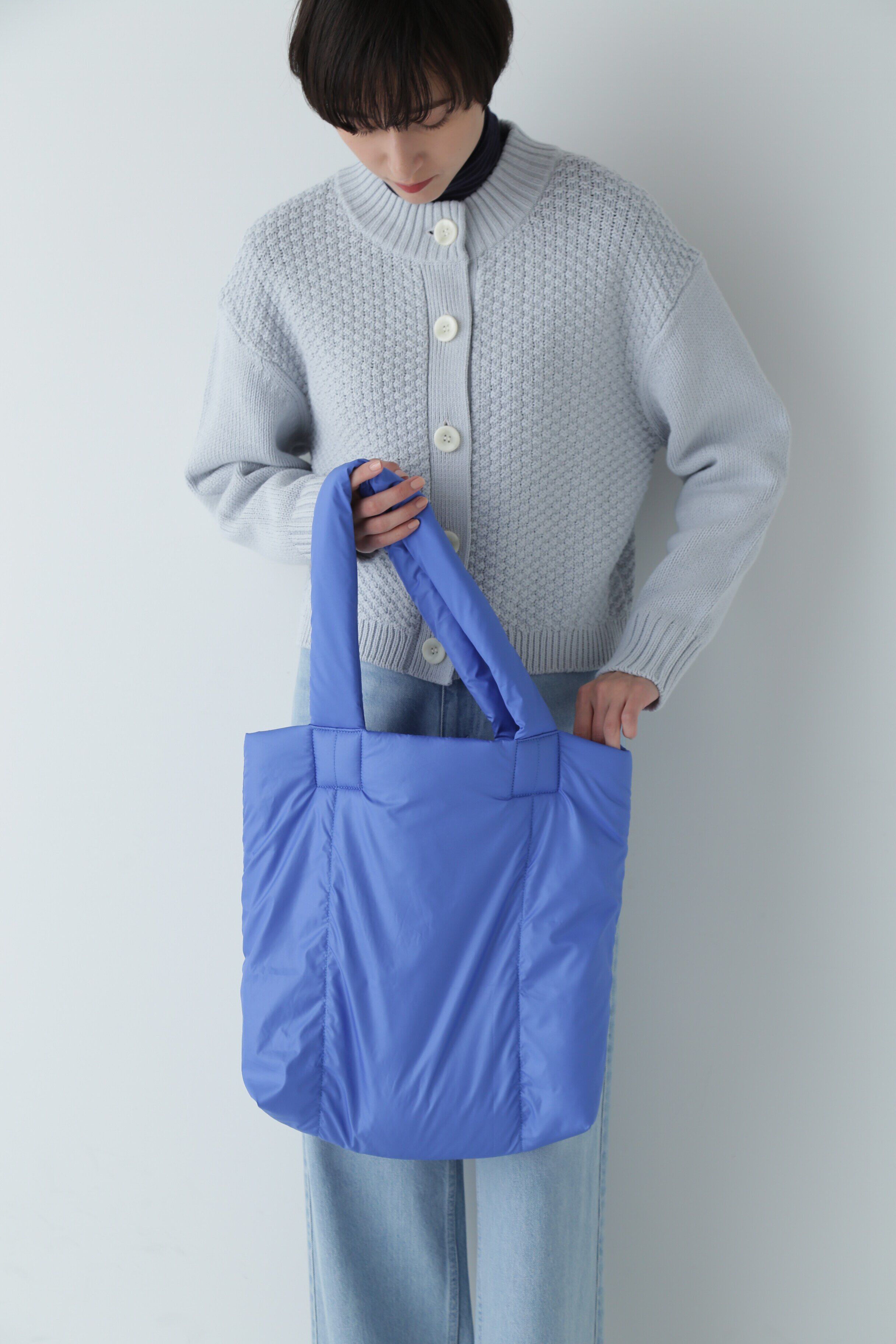  「中綿トートバッグ」|その他|ブルー