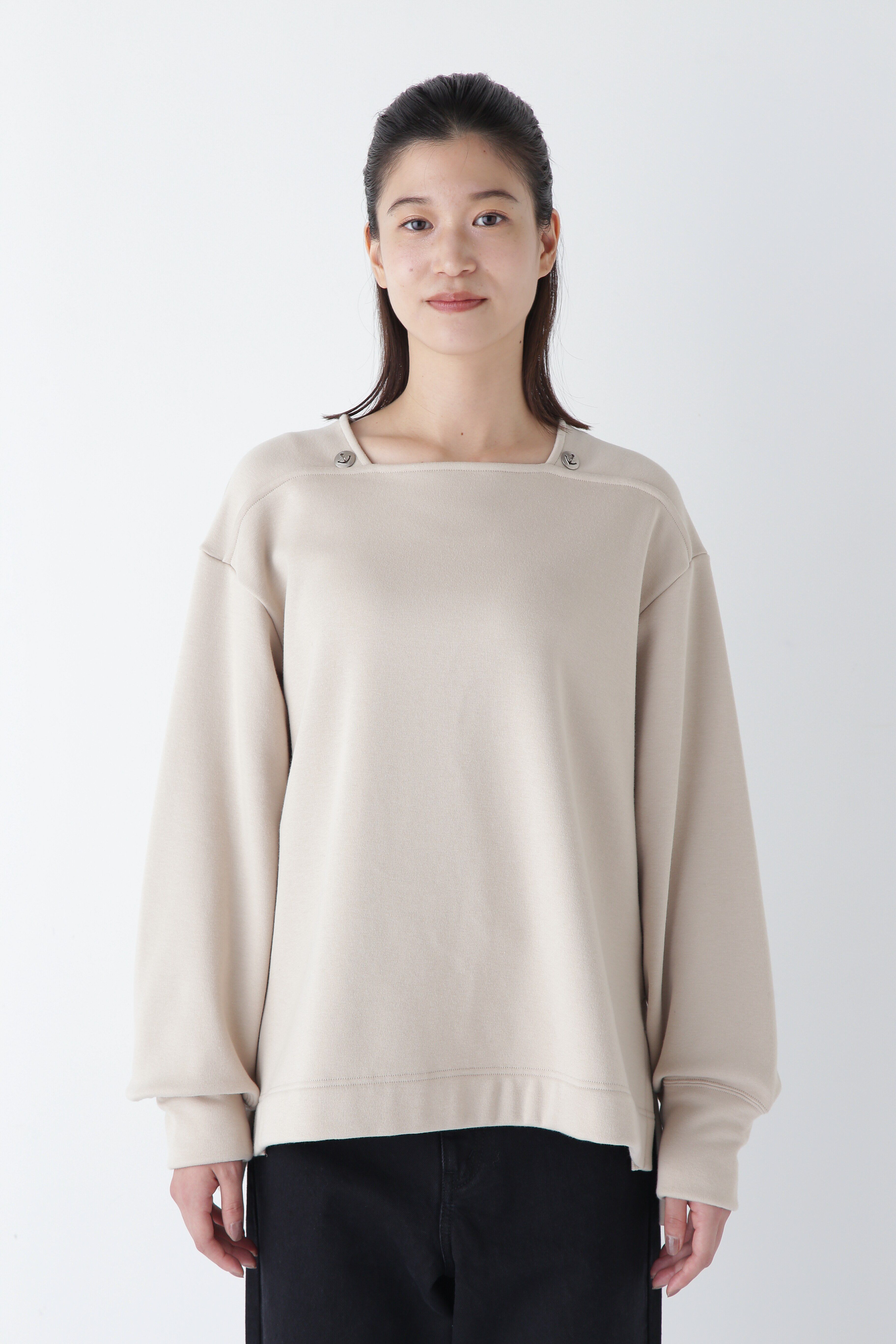  「◆ボンバー裏起毛マリンカラープルオーバー」|Tシャツ・カットソー|