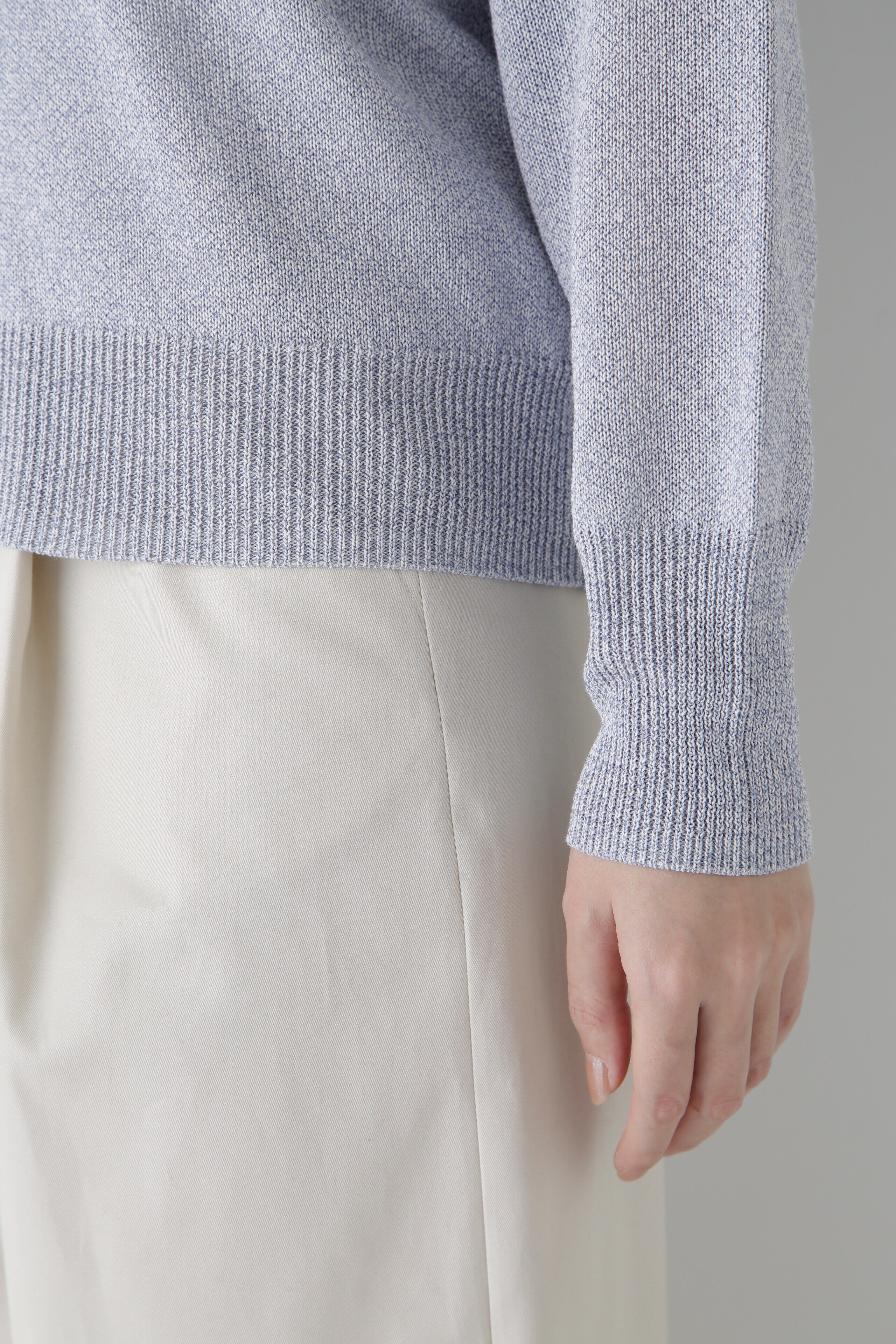  「◆【ウォッシャブル】ペーパーヤーンセーラーカラートップス」|ニット・セーター|