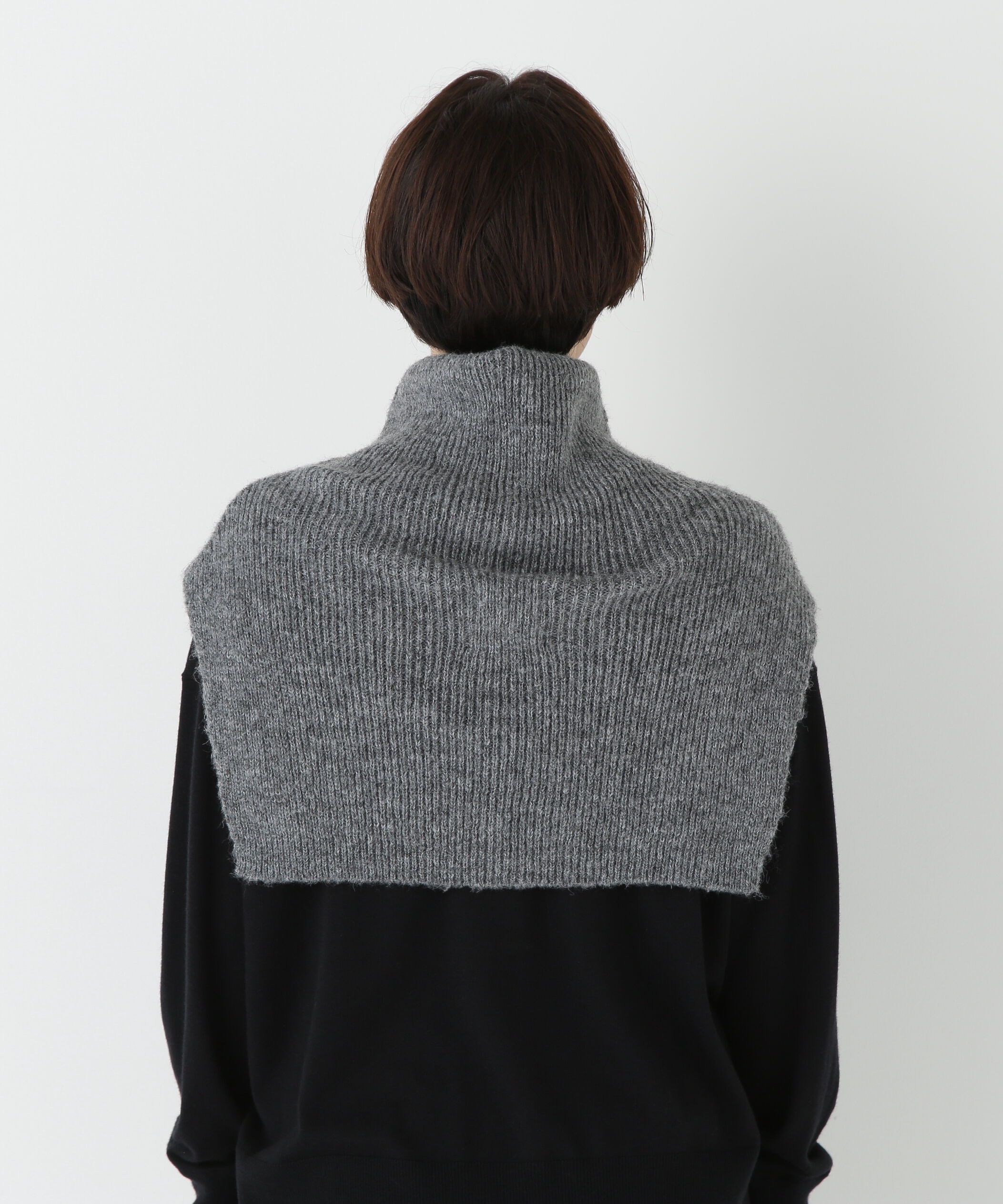  「◆スリットハイネックショートベスト」|ニット・セーター|